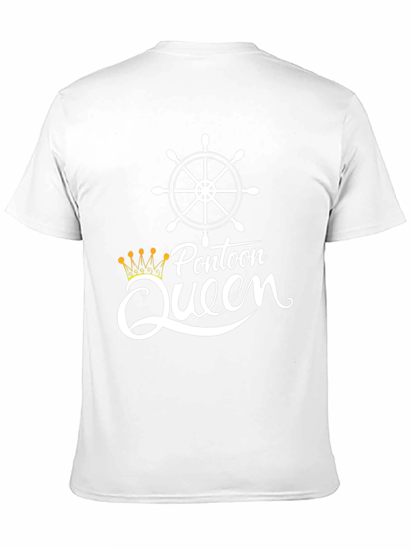 Pontoon Queen Black Graphic Tee