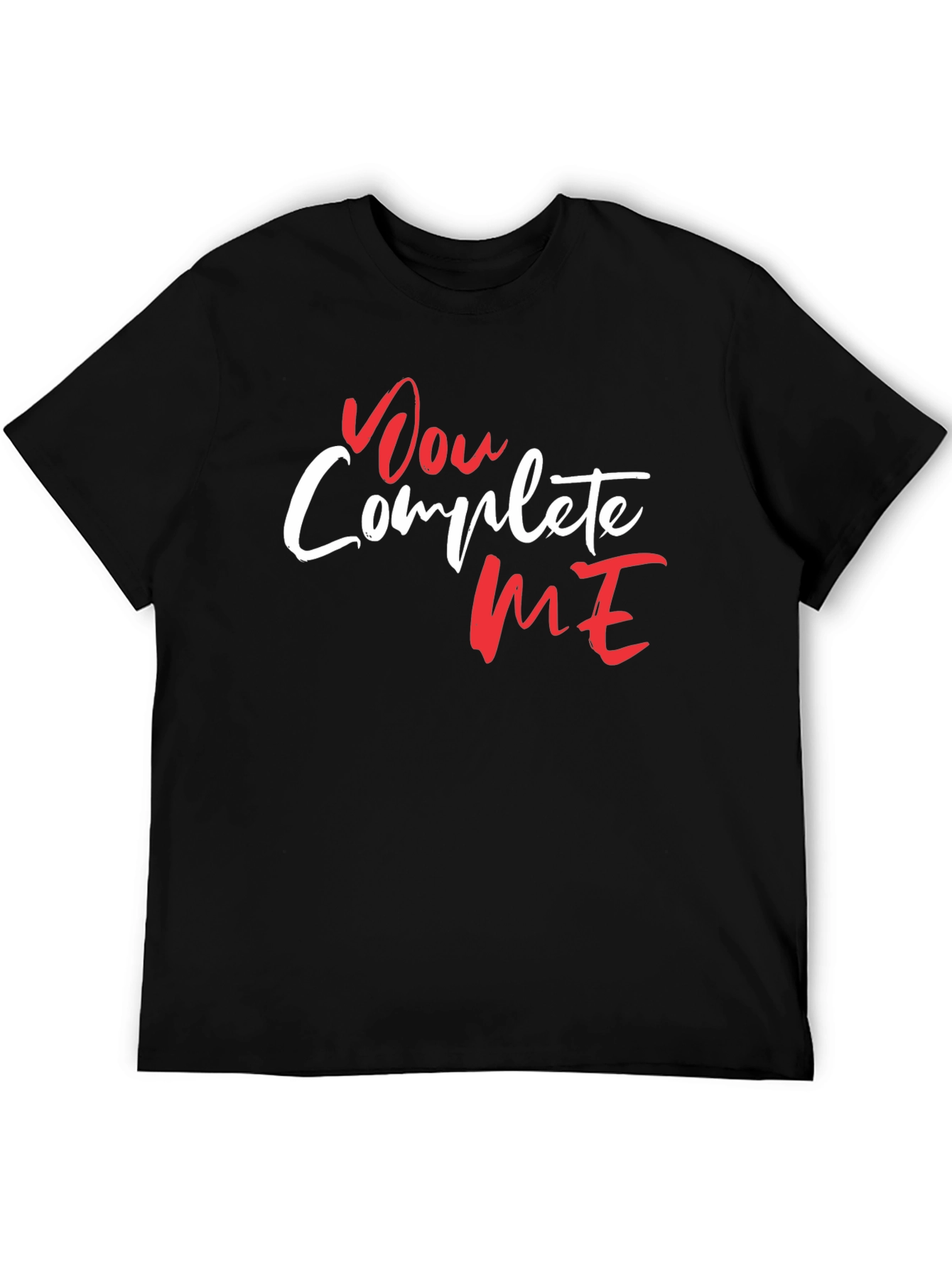 You Complete Me Graphic Tee - Black
