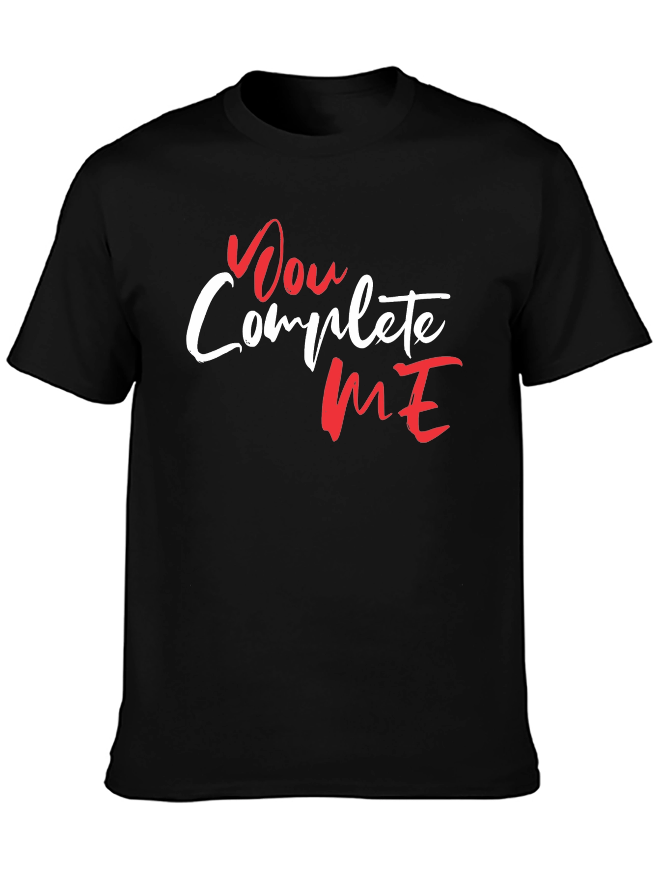 You Complete Me Graphic Tee - Black
