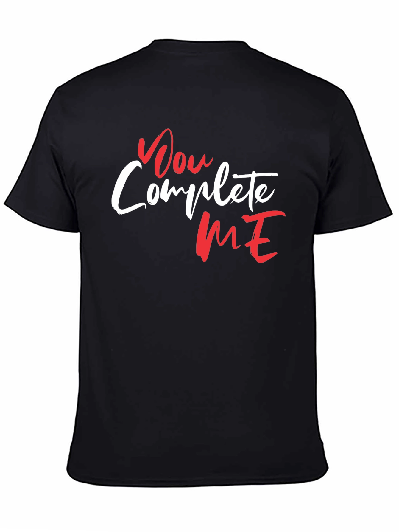 You Complete Me Graphic Tee - Black