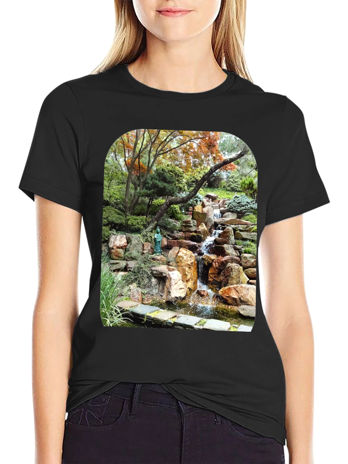 Waterfall Graphic Tee - Nature Lovers T-Shirt