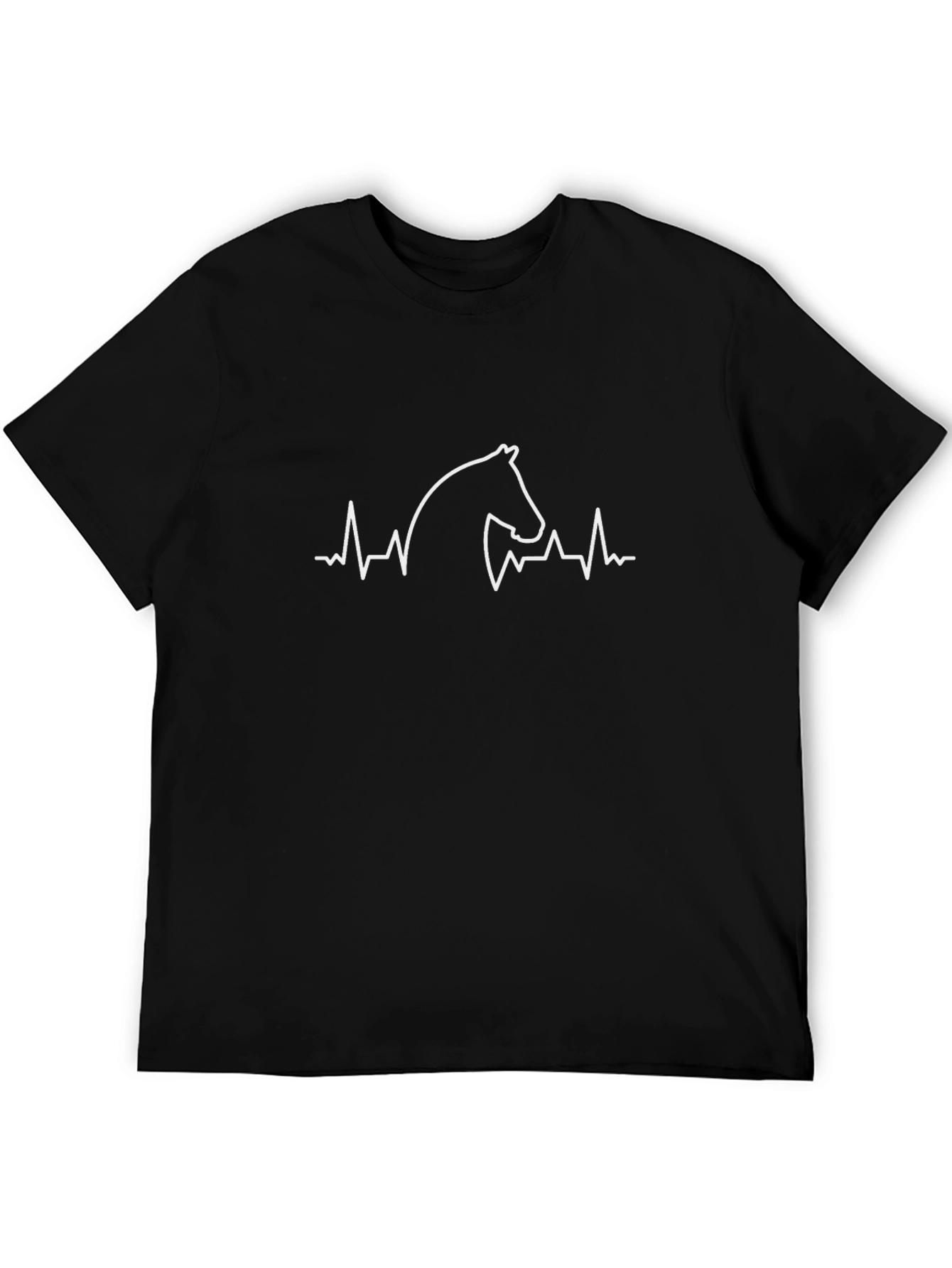 Horse Heartbeat T-Shirt - Equestrian Love