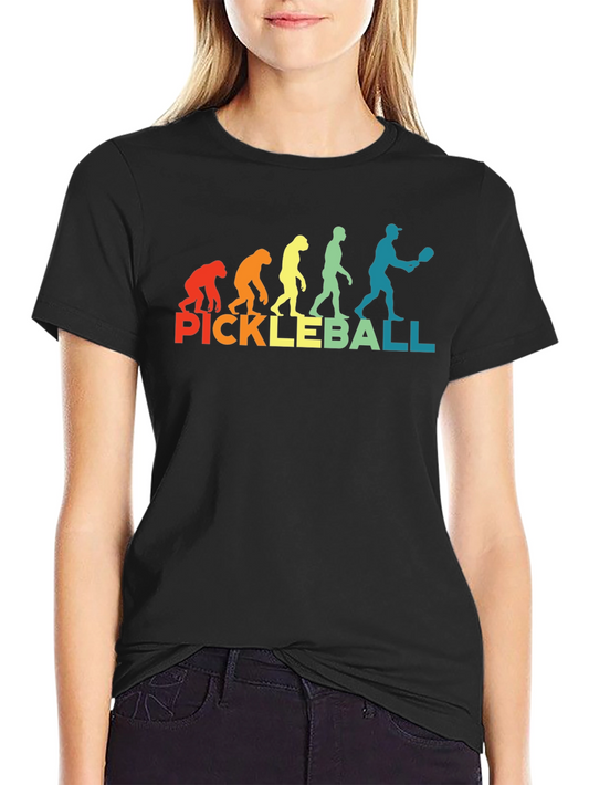 Pickleball Evolution T-Shirt - Funny Sports Tee