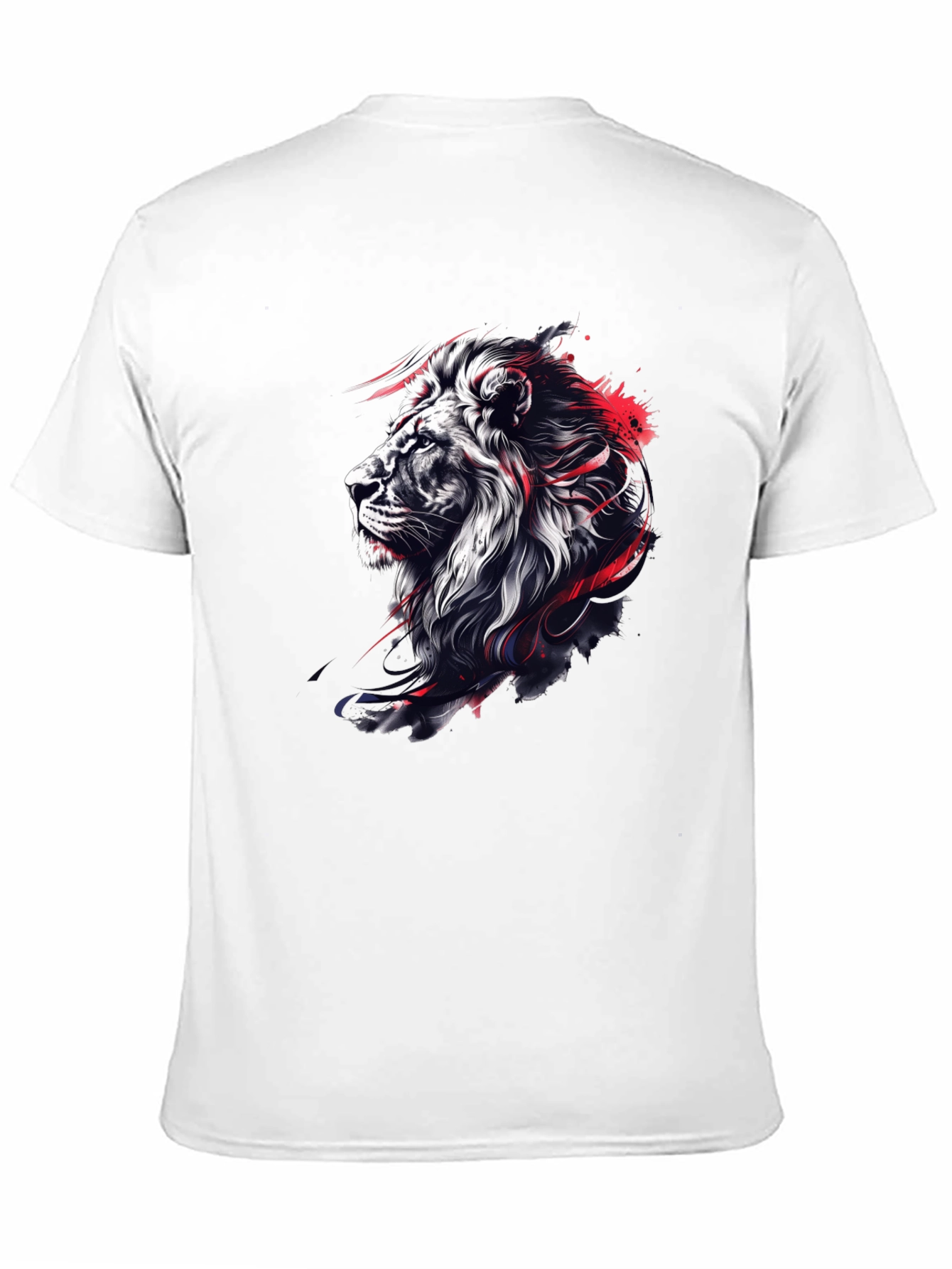 Lion Graphic Black T-Shirt
