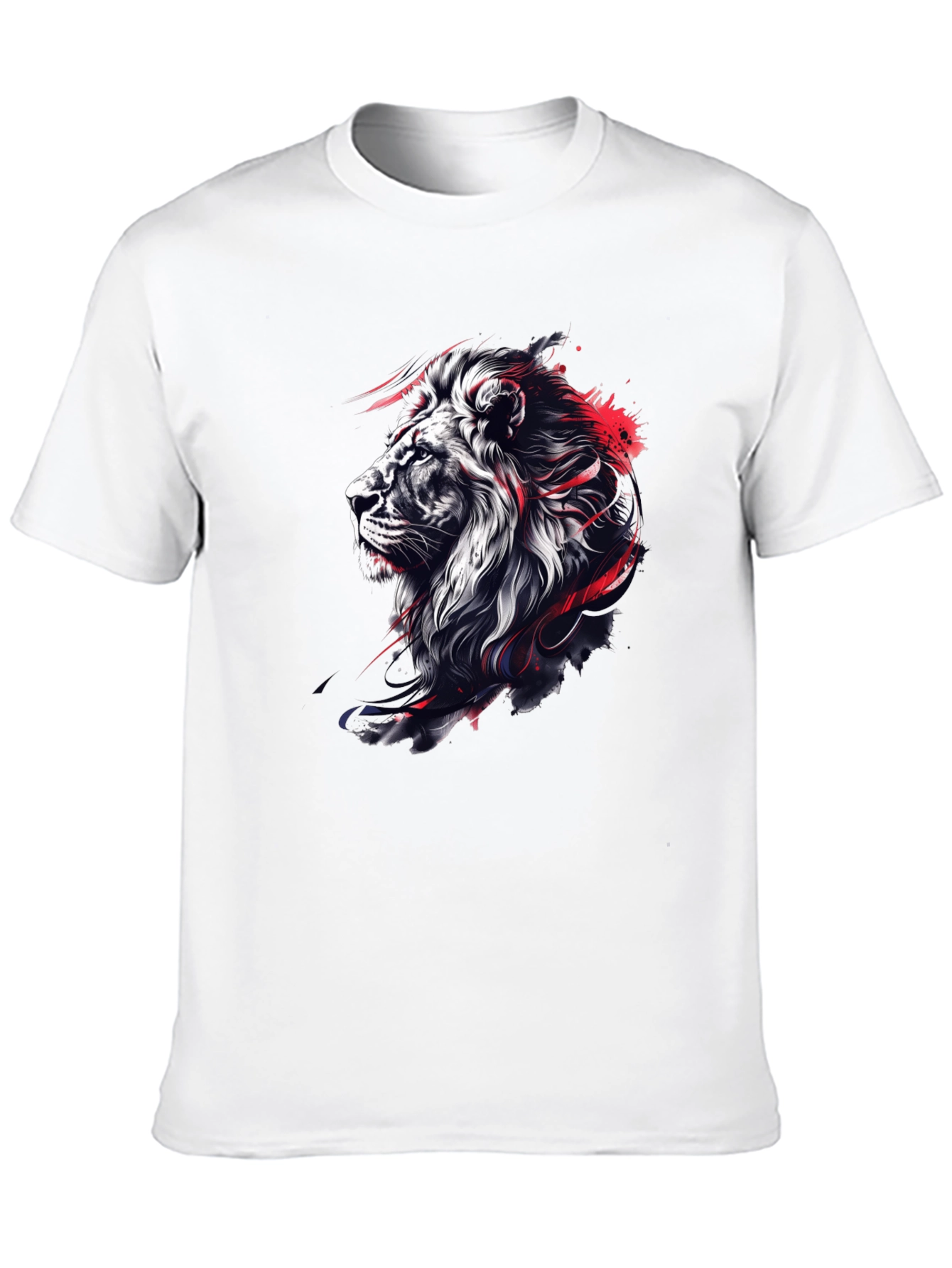 Lion Graphic Black T-Shirt