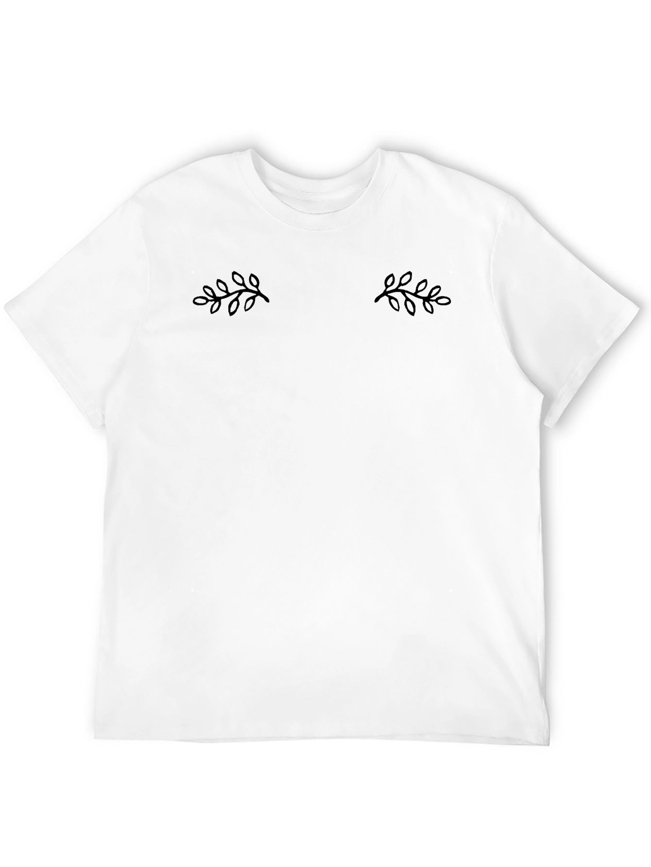 Olive Branch Graphic Tee - Soft Cotton Blend