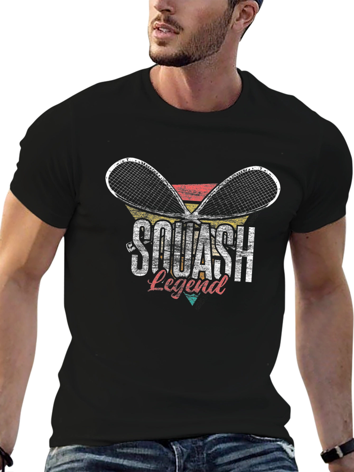 Squash Legend Black T-Shirt