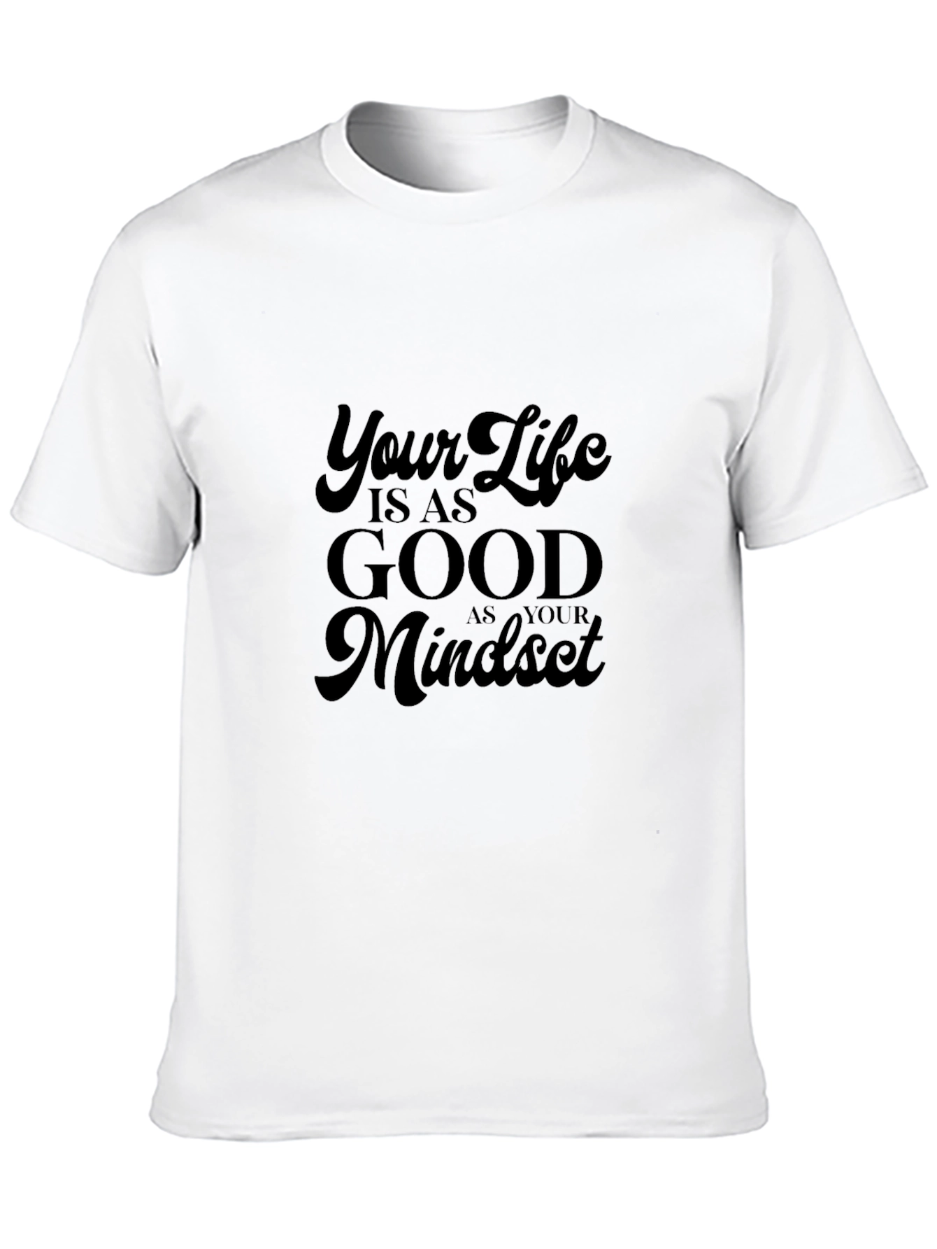 Inspirational Mindset Black T-Shirt