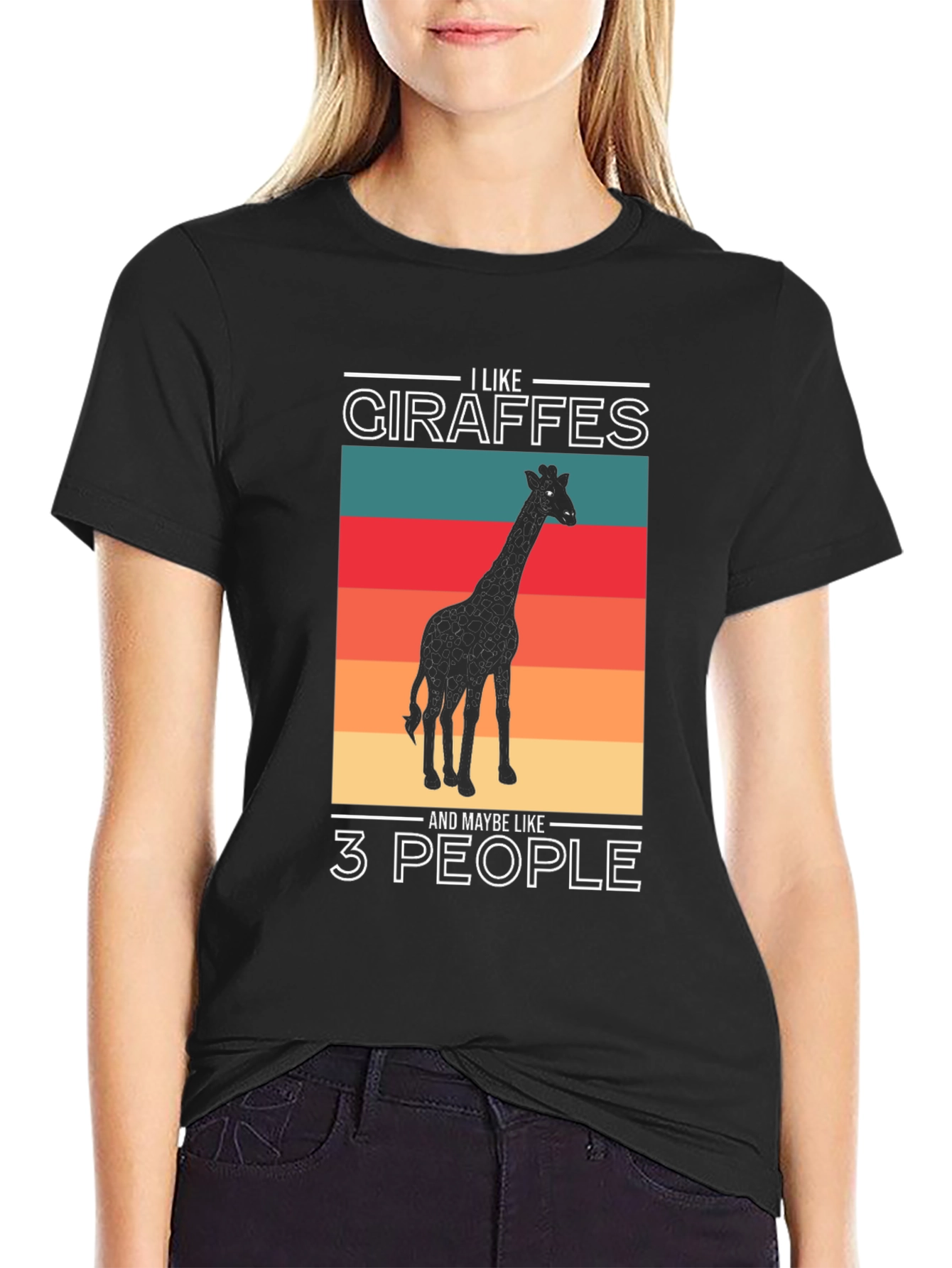I Like Giraffes T-Shirt - Funny Animal Lover Tee