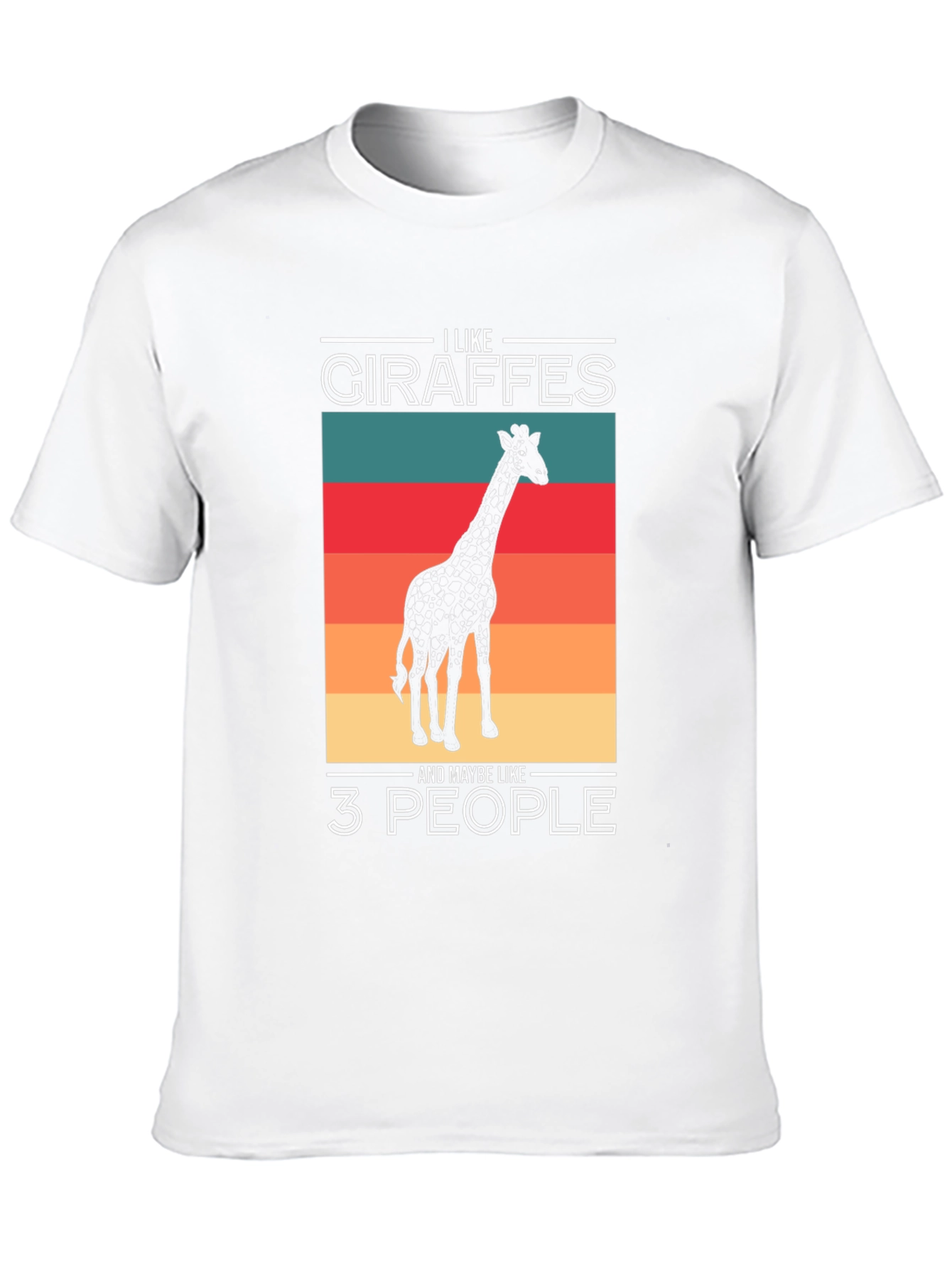 I Like Giraffes T-Shirt - Funny Animal Lover Tee
