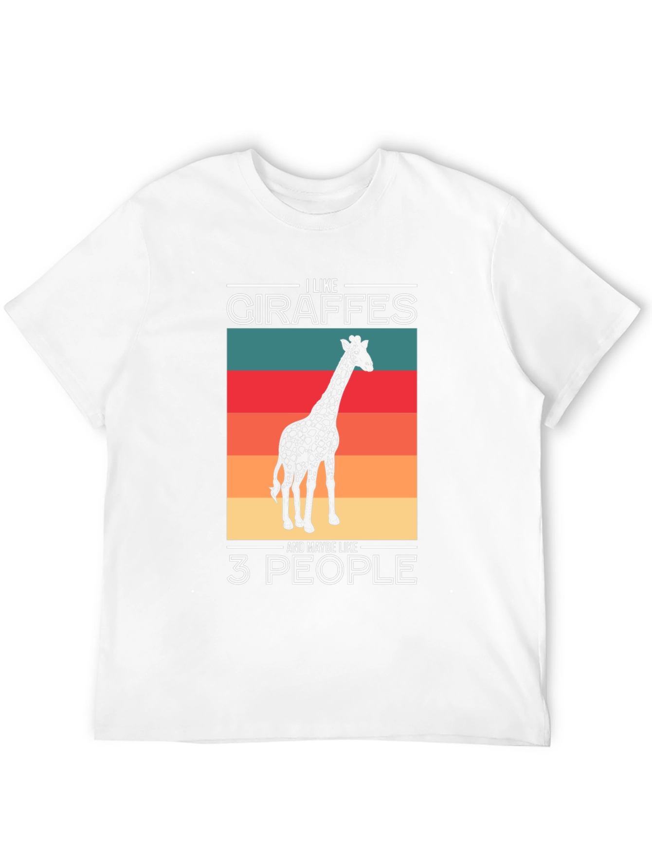 I Like Giraffes T-Shirt - Funny Animal Lover Tee