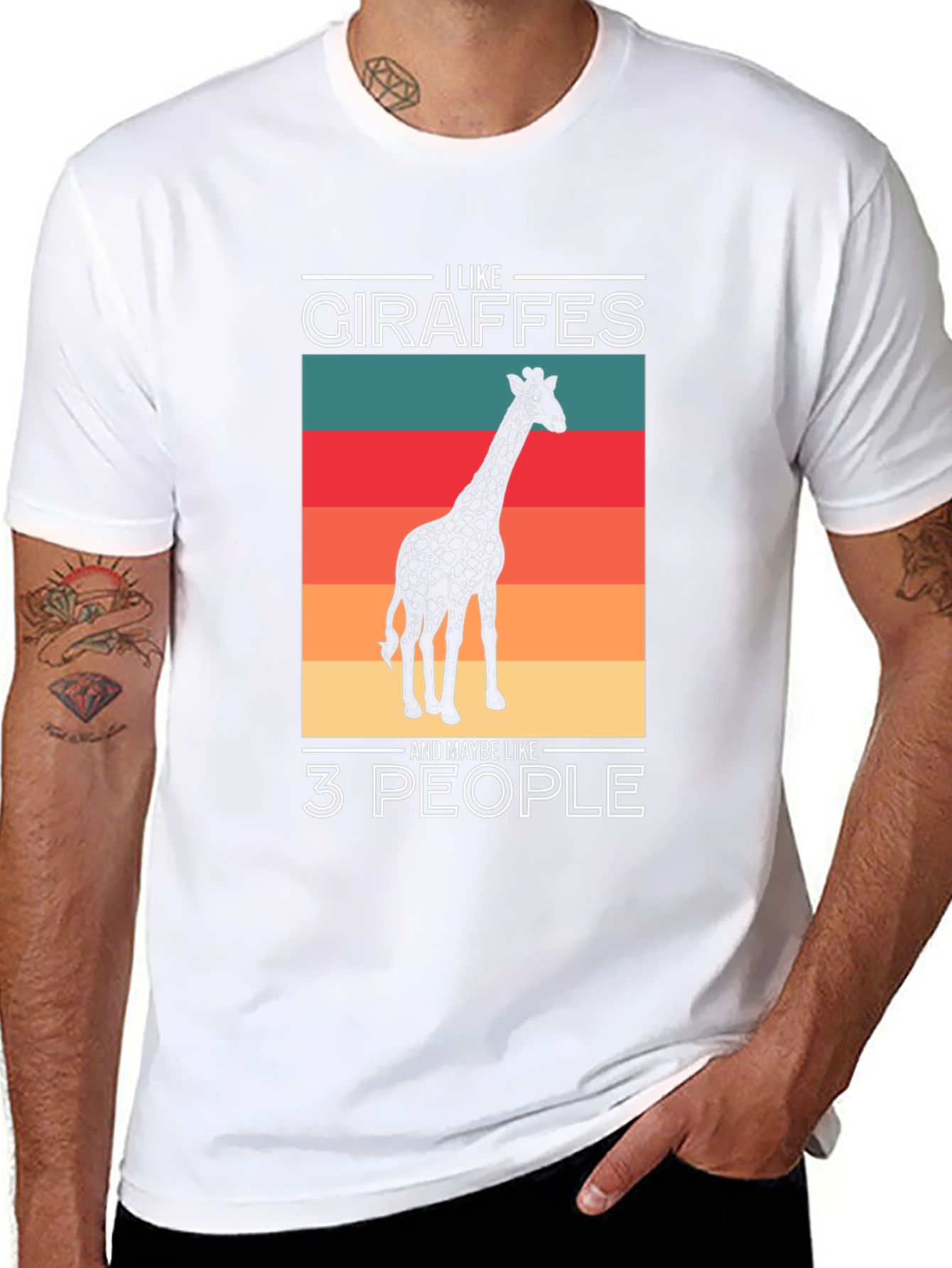 I Like Giraffes T-Shirt - Funny Animal Lover Tee