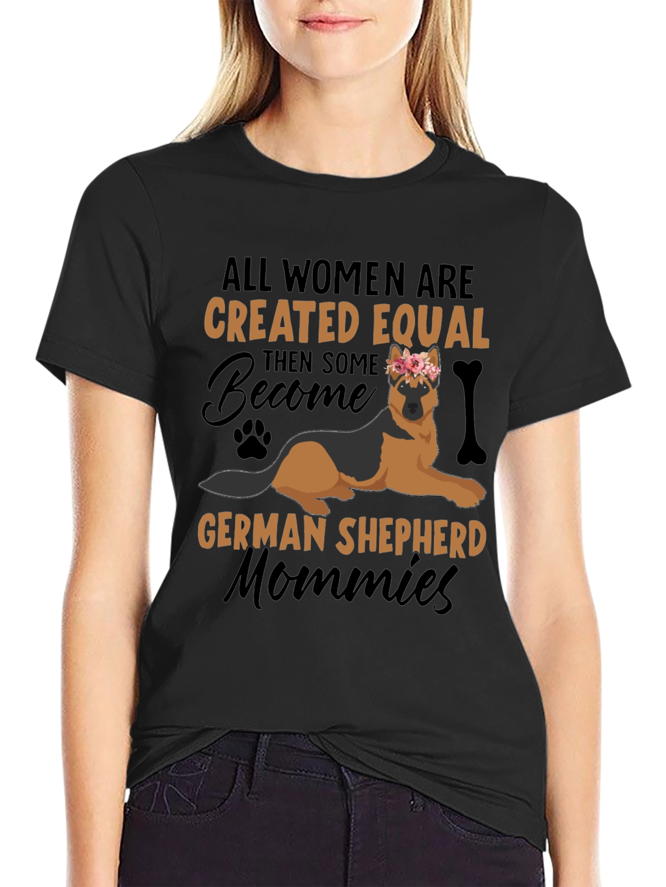 German Shepherd Mom T-Shirt