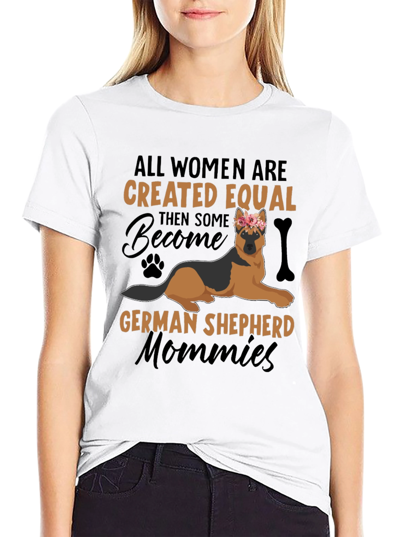 German Shepherd Mom T-Shirt