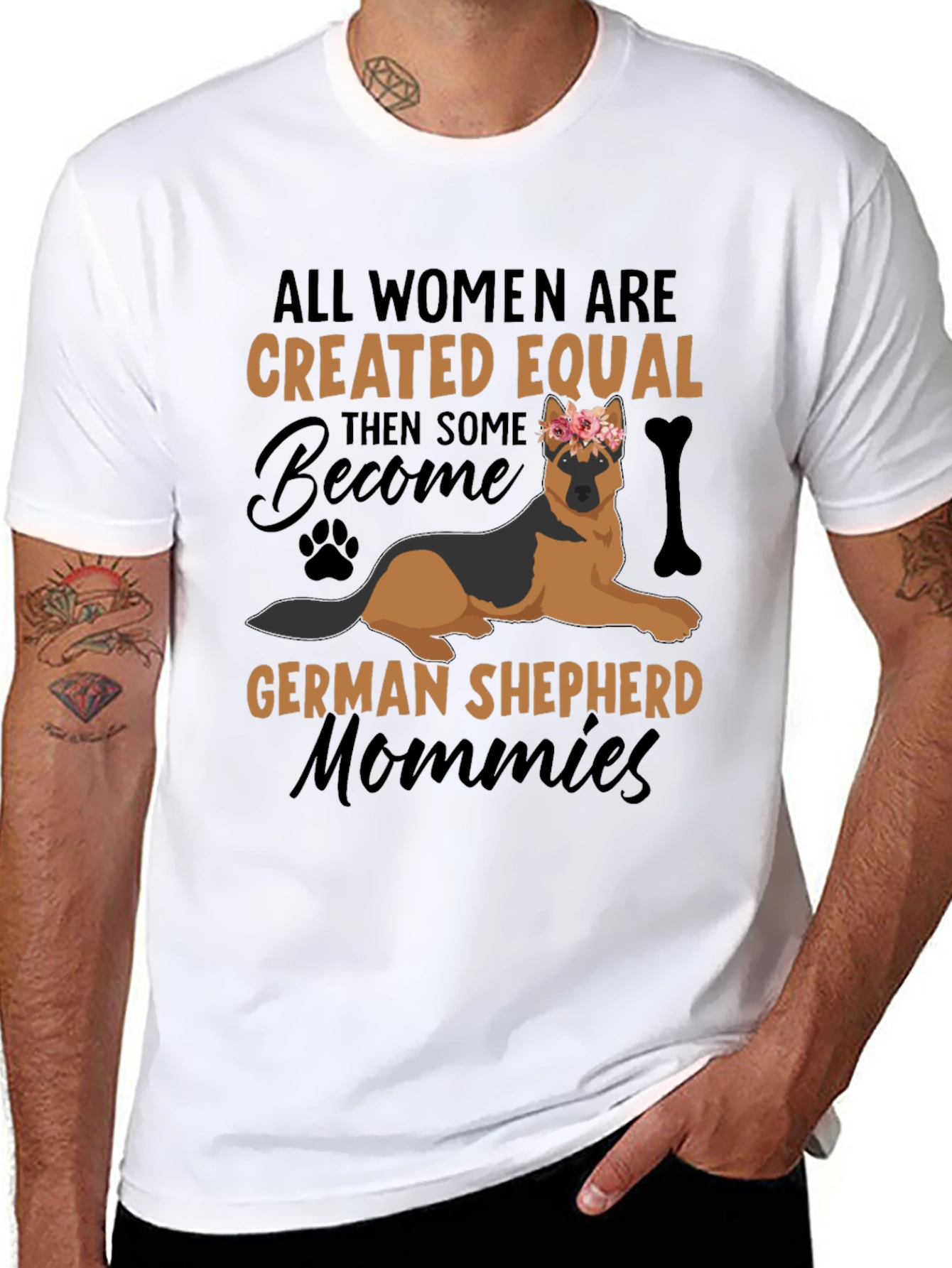 German Shepherd Mom T-Shirt