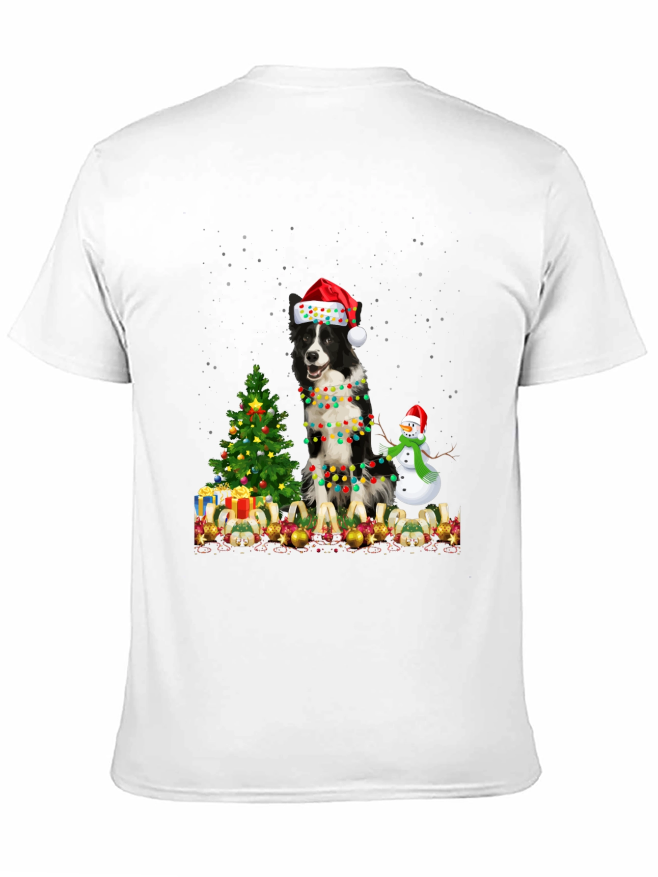 Festive Dog Christmas T-Shirt
