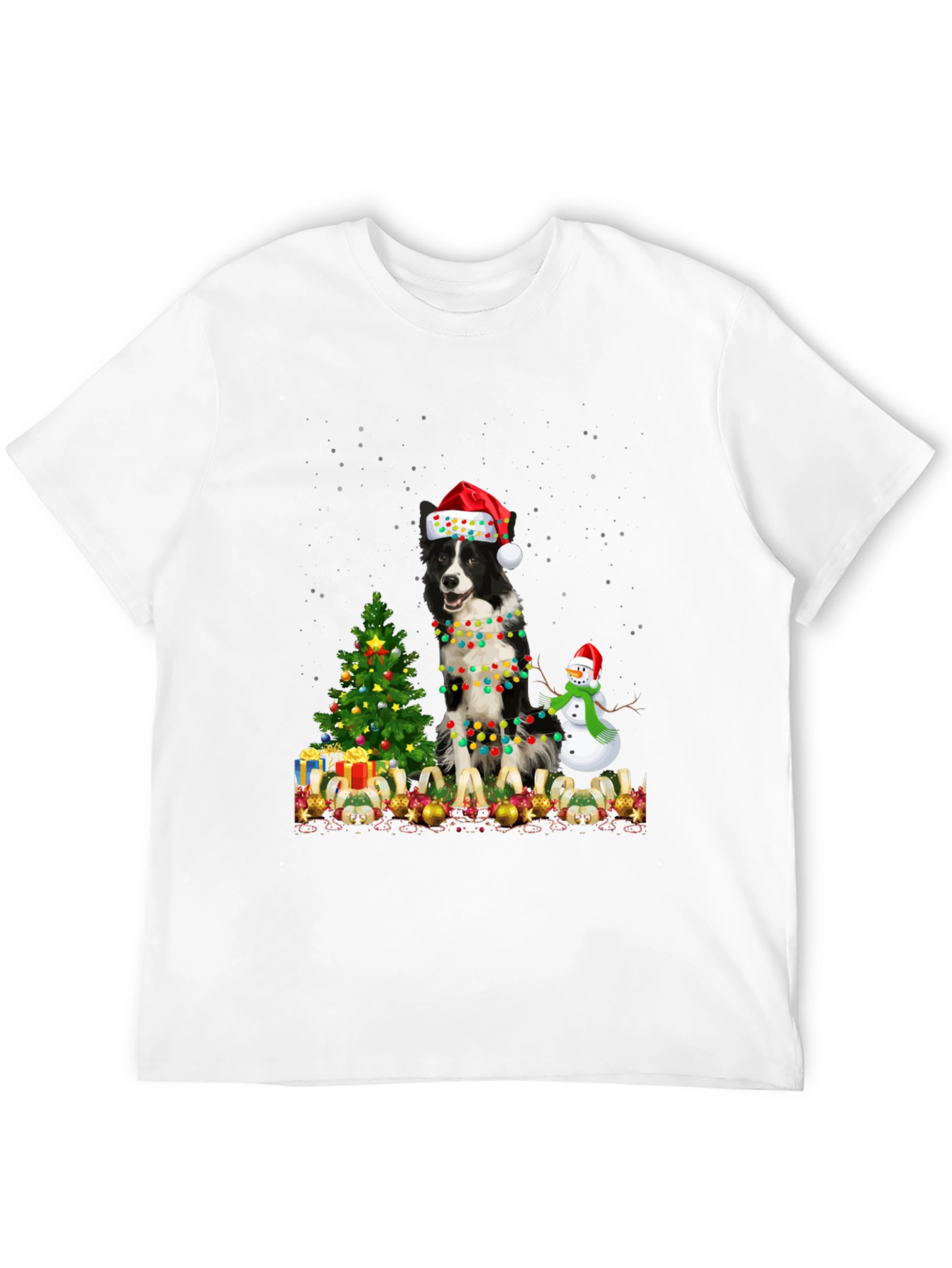Festive Dog Christmas T-Shirt