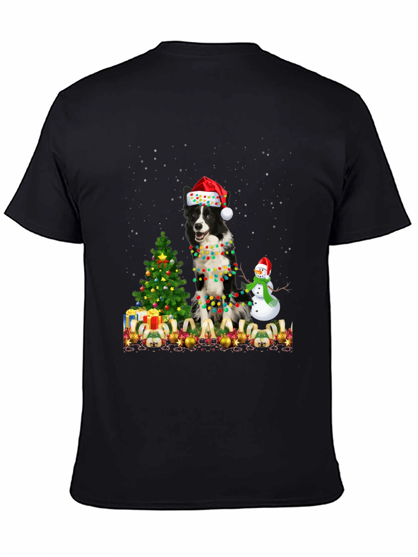Festive Dog Christmas T-Shirt
