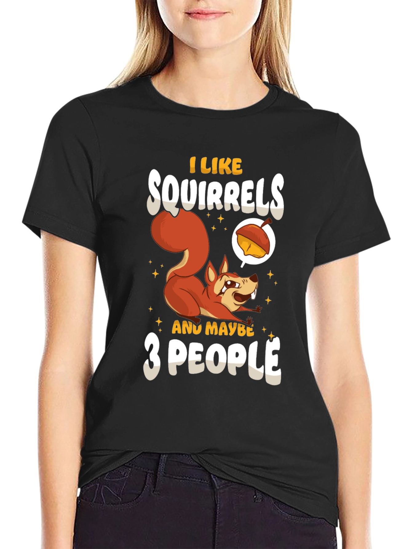 Squirrel Lover T-Shirt - Funny Animal Graphic Tee