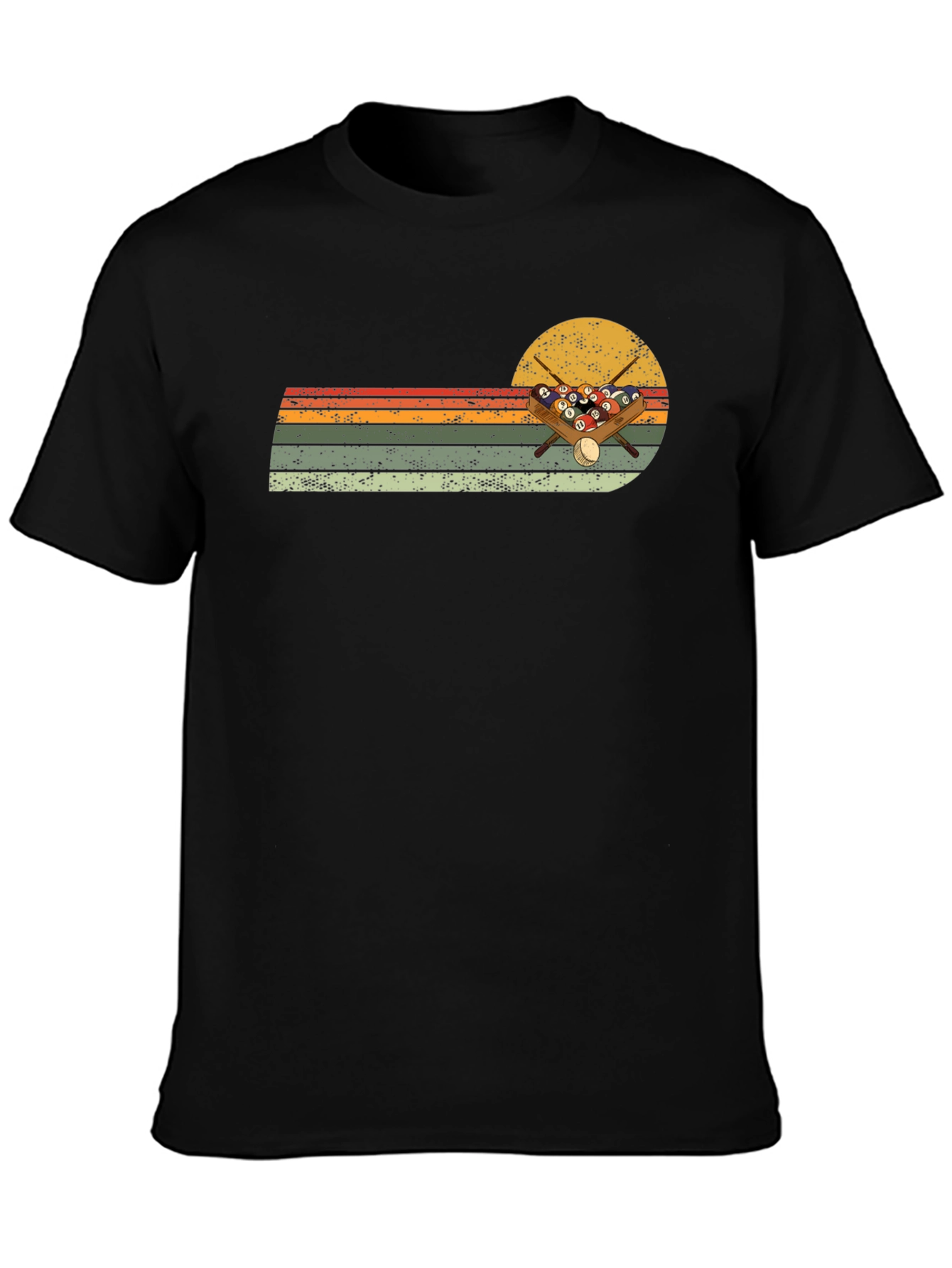 Retro Billiards T-Shirt - Pool Player Design