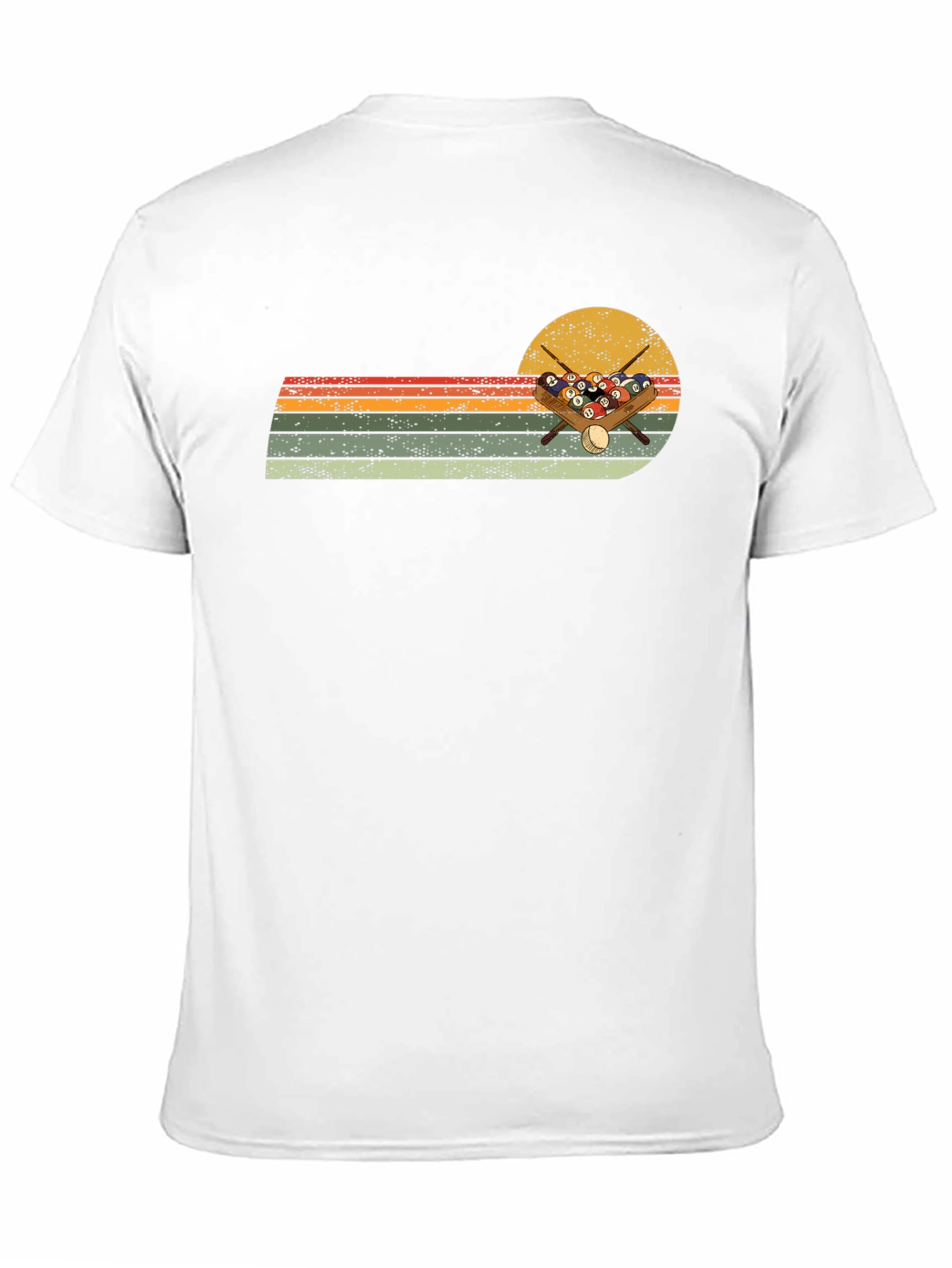 Retro Billiards T-Shirt - Pool Player Design