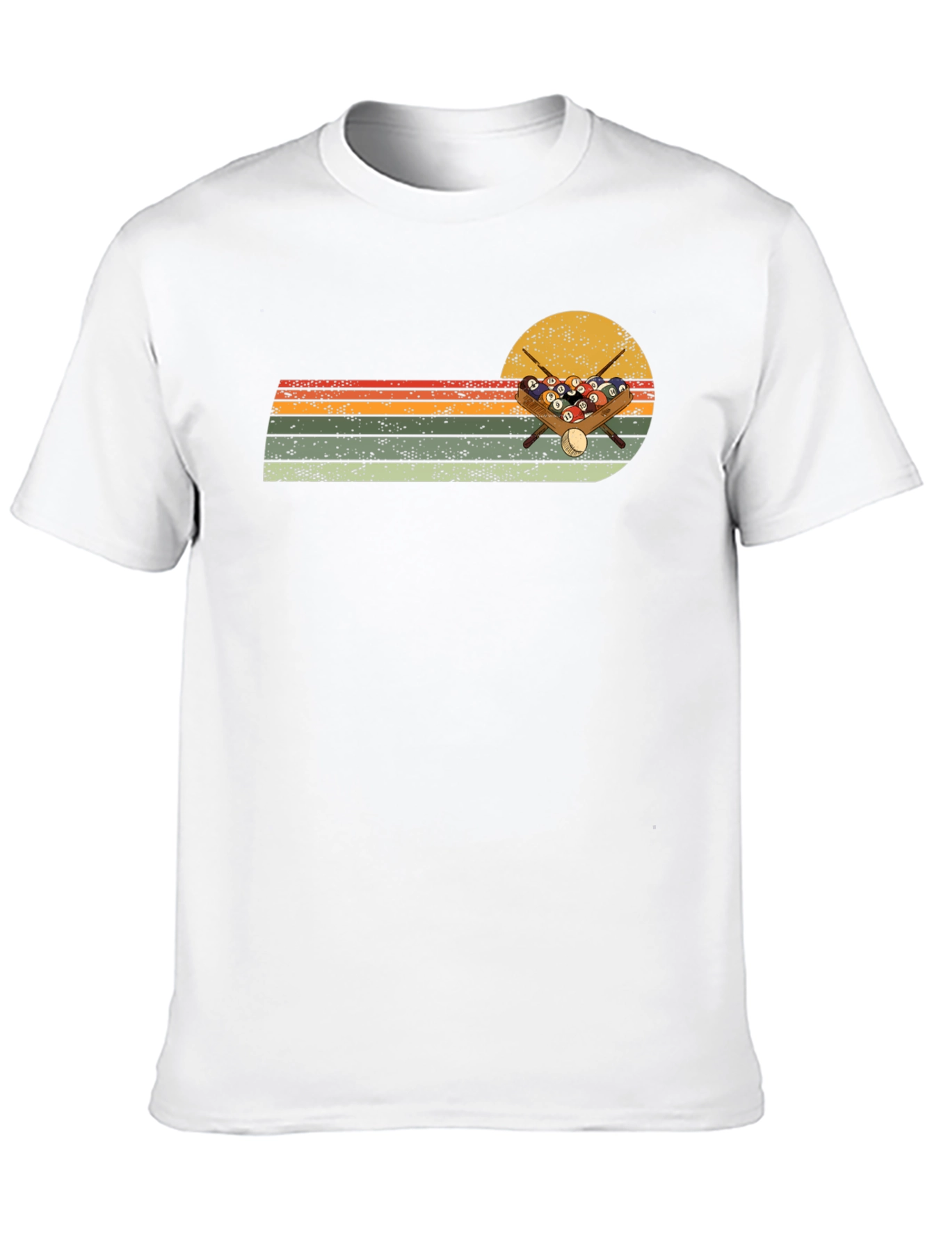 Retro Billiards T-Shirt - Pool Player Design