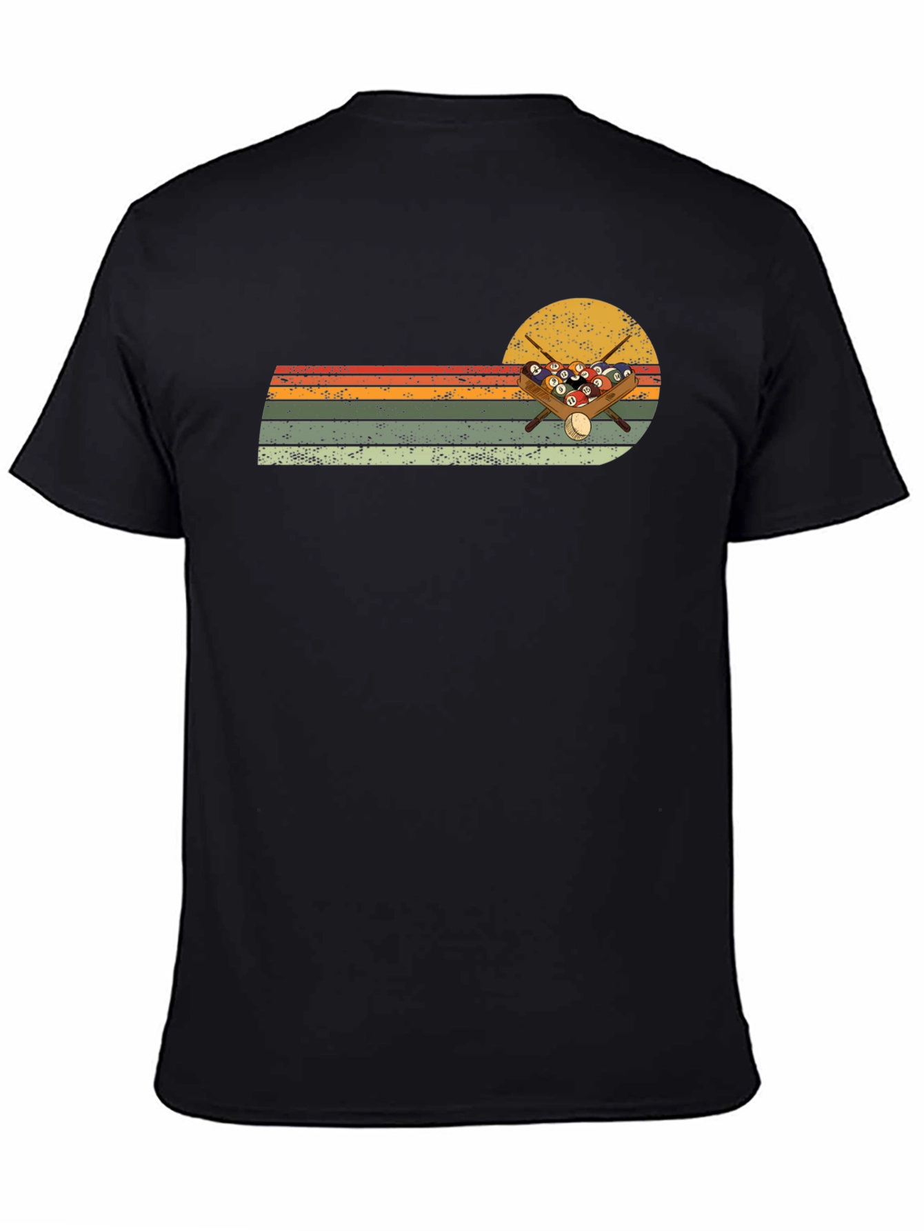 Retro Billiards T-Shirt - Pool Player Design