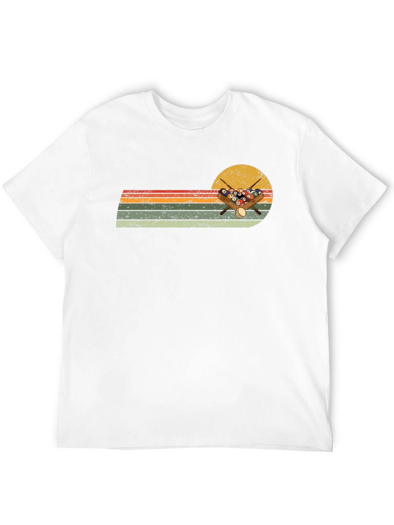 Retro Billiards T-Shirt - Pool Player Design