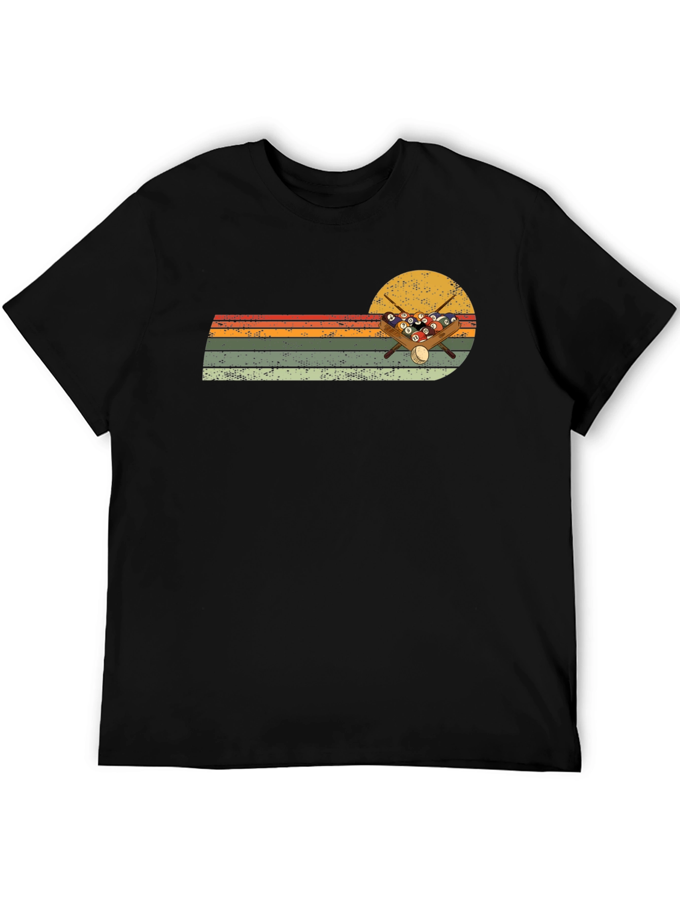 Retro Billiards T-Shirt - Pool Player Design