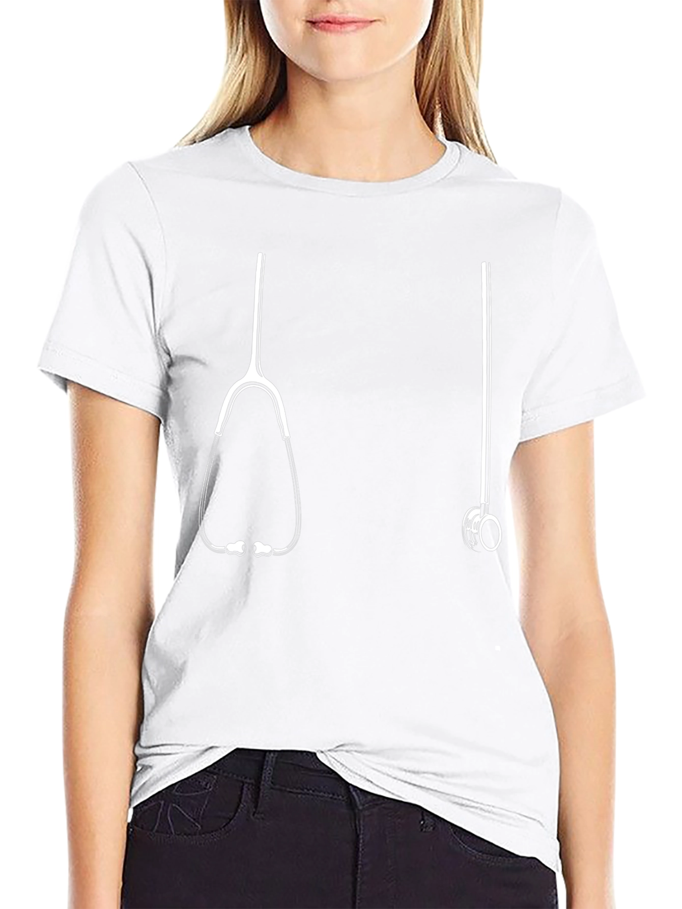 Stethoscope Graphic Tee - Medical Humor T-Shirt