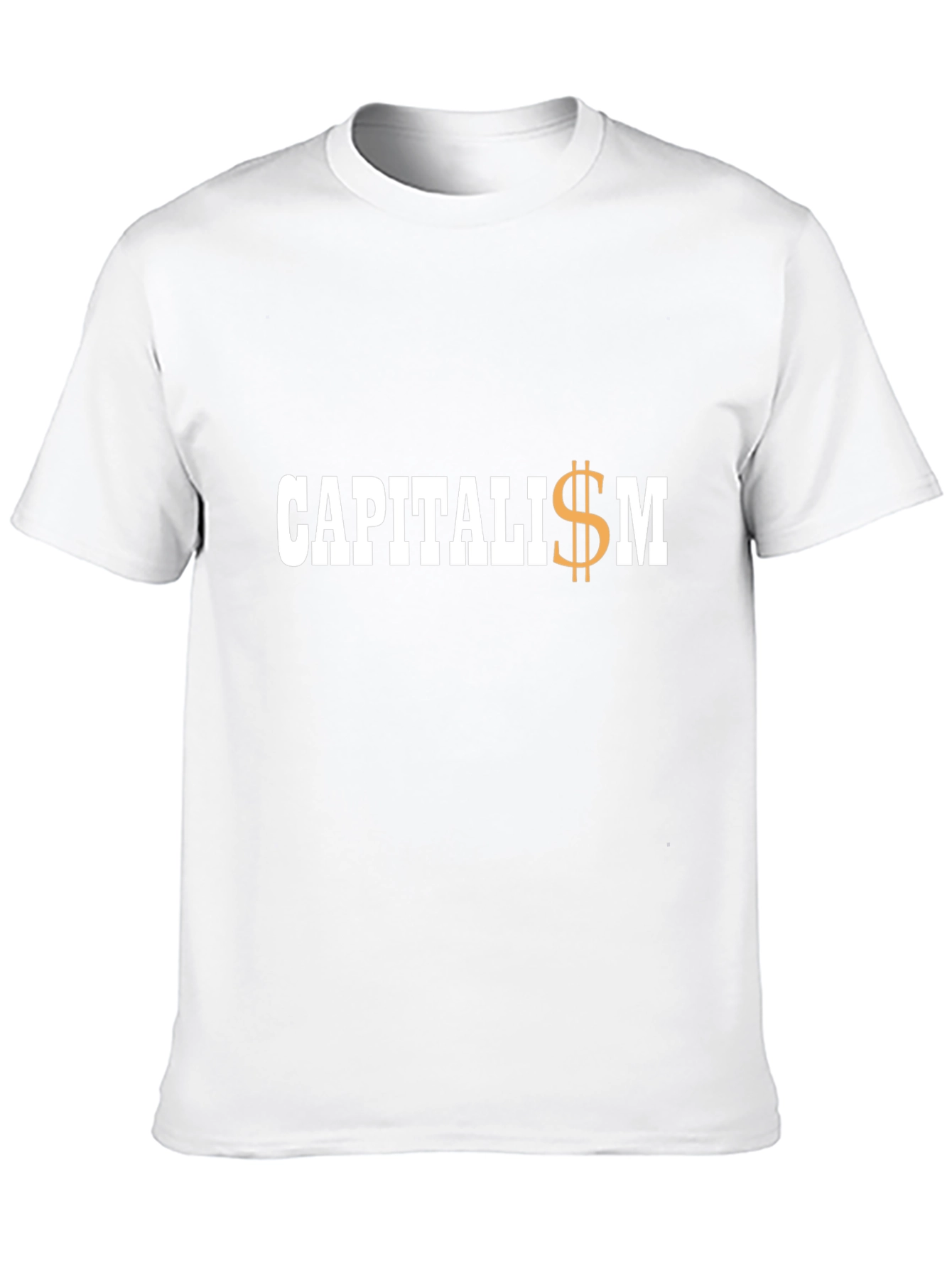Capitalism Dollar Sign Graphic Black T-Shirt