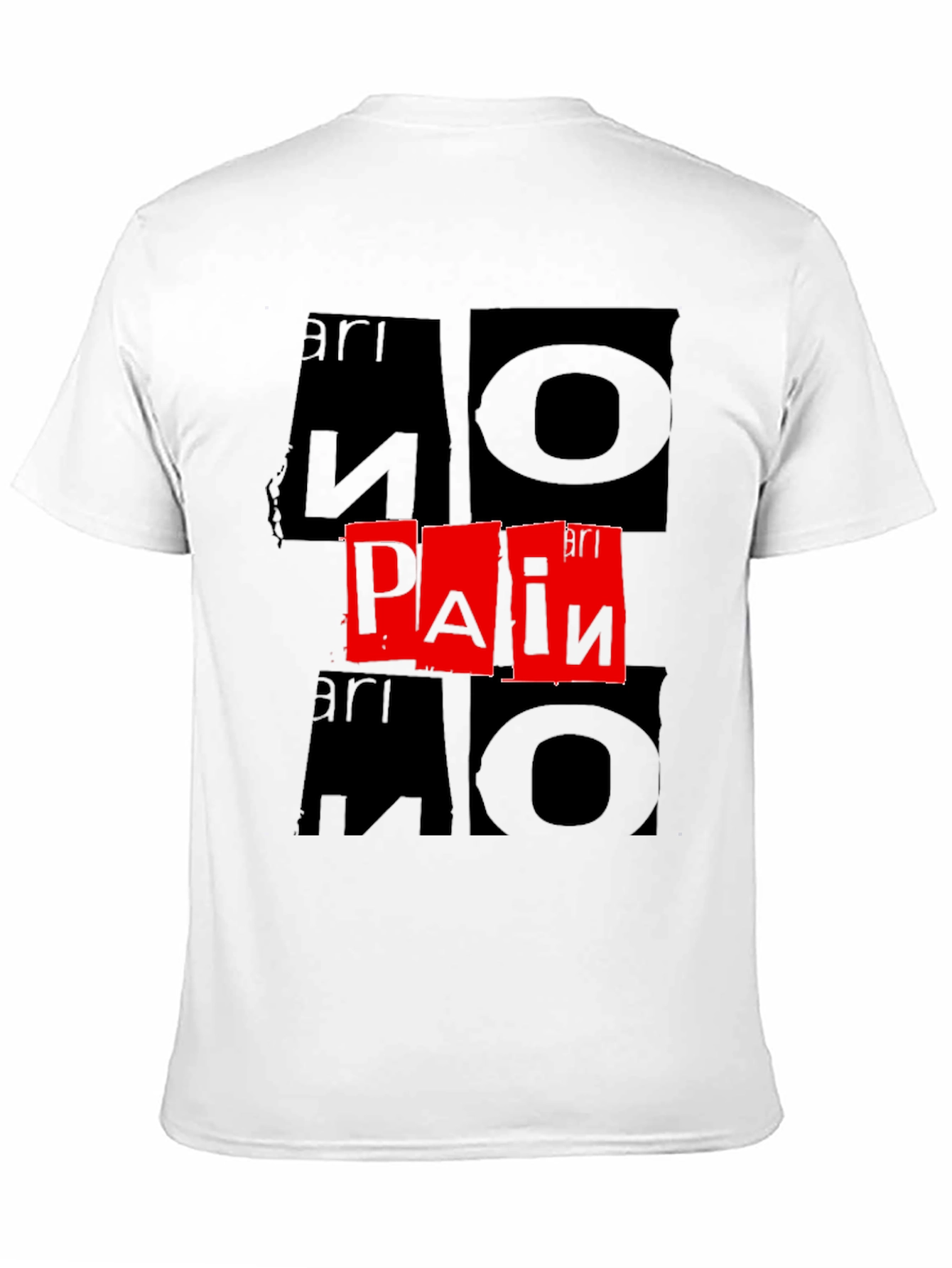 No Pain T-Shirt - Bold Graphic Print