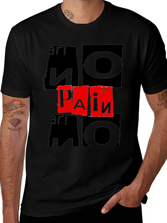 No Pain T-Shirt - Bold Graphic Print
