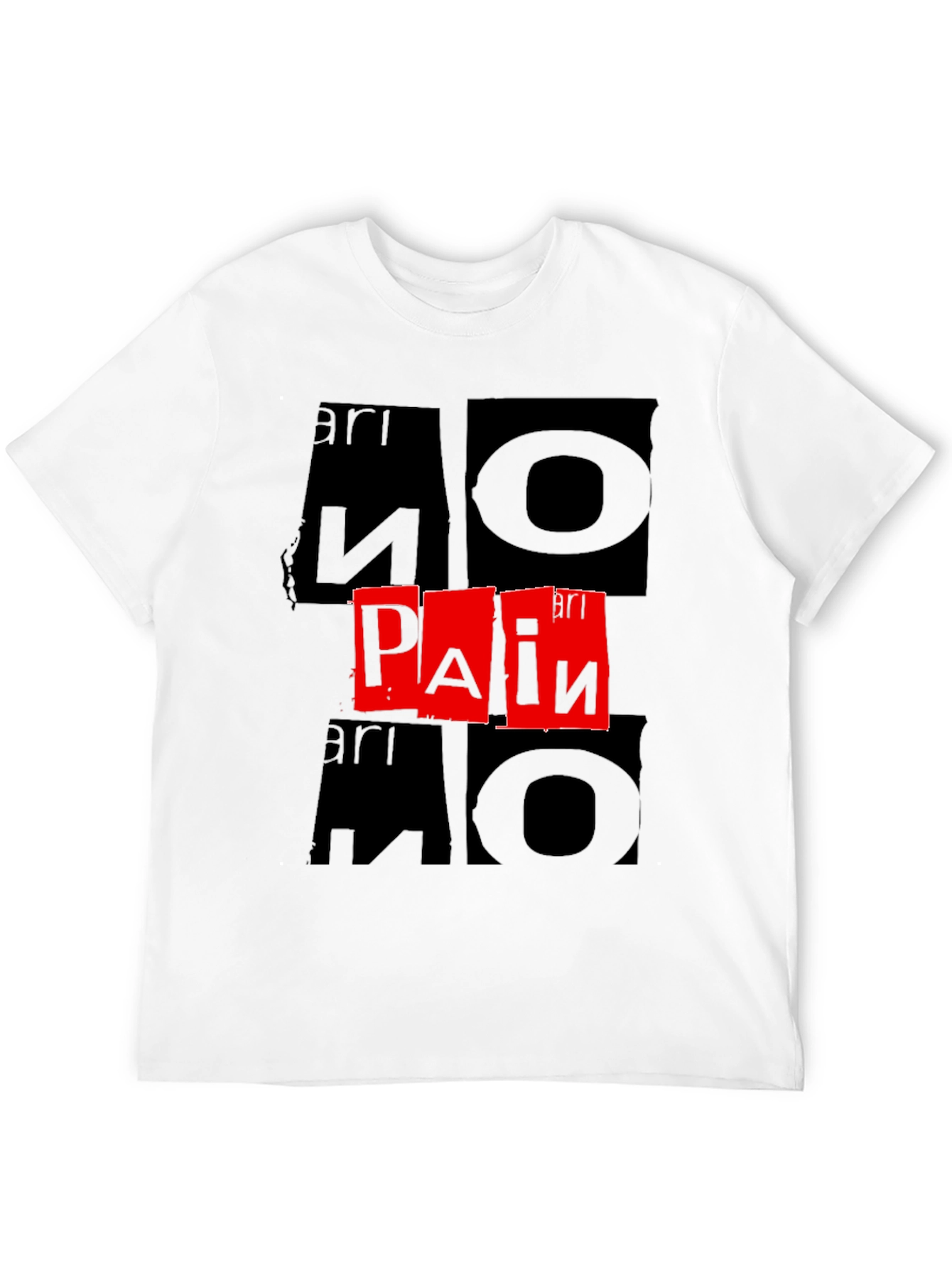 No Pain T-Shirt - Bold Graphic Print