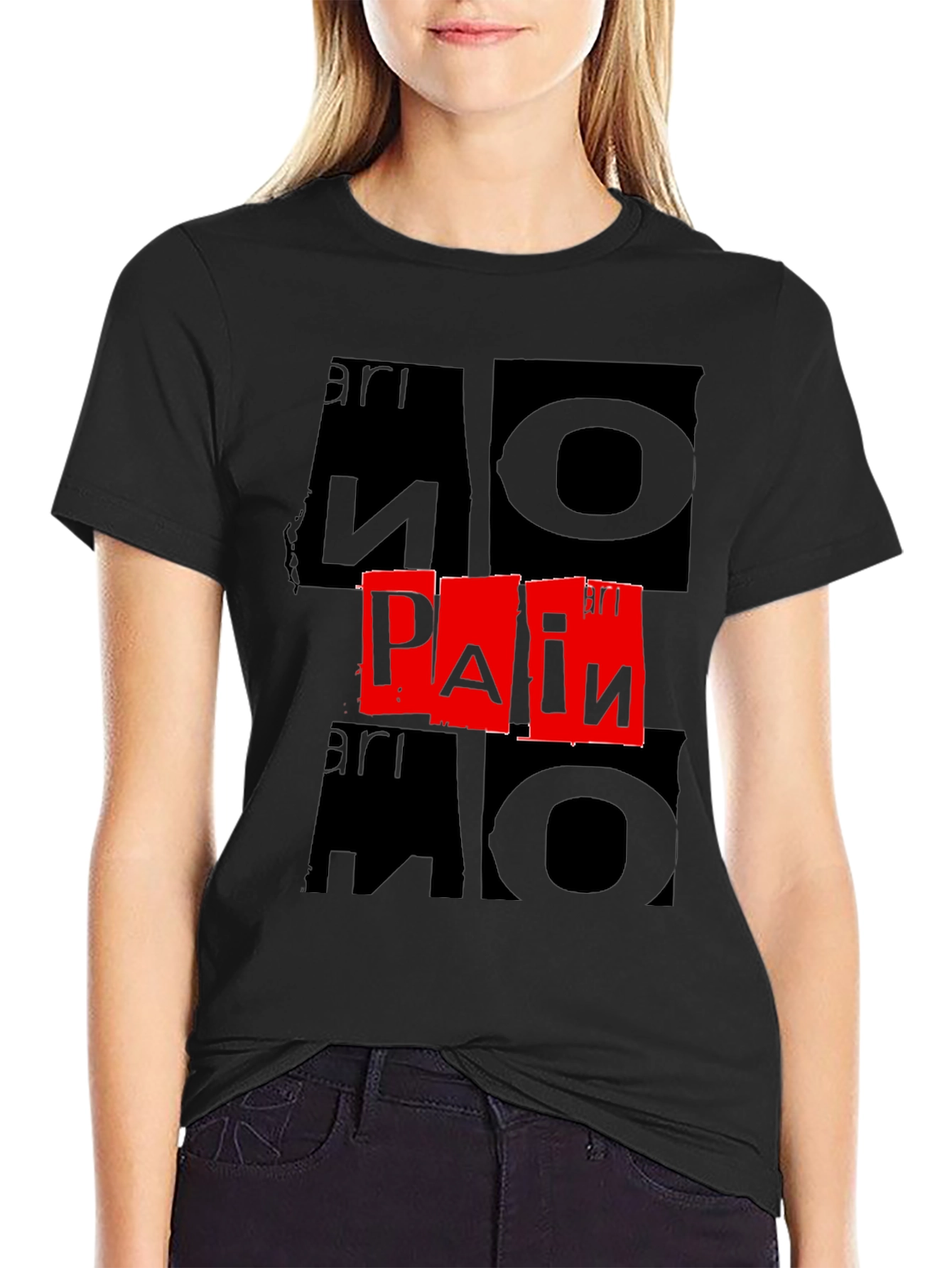 No Pain T-Shirt - Bold Graphic Print
