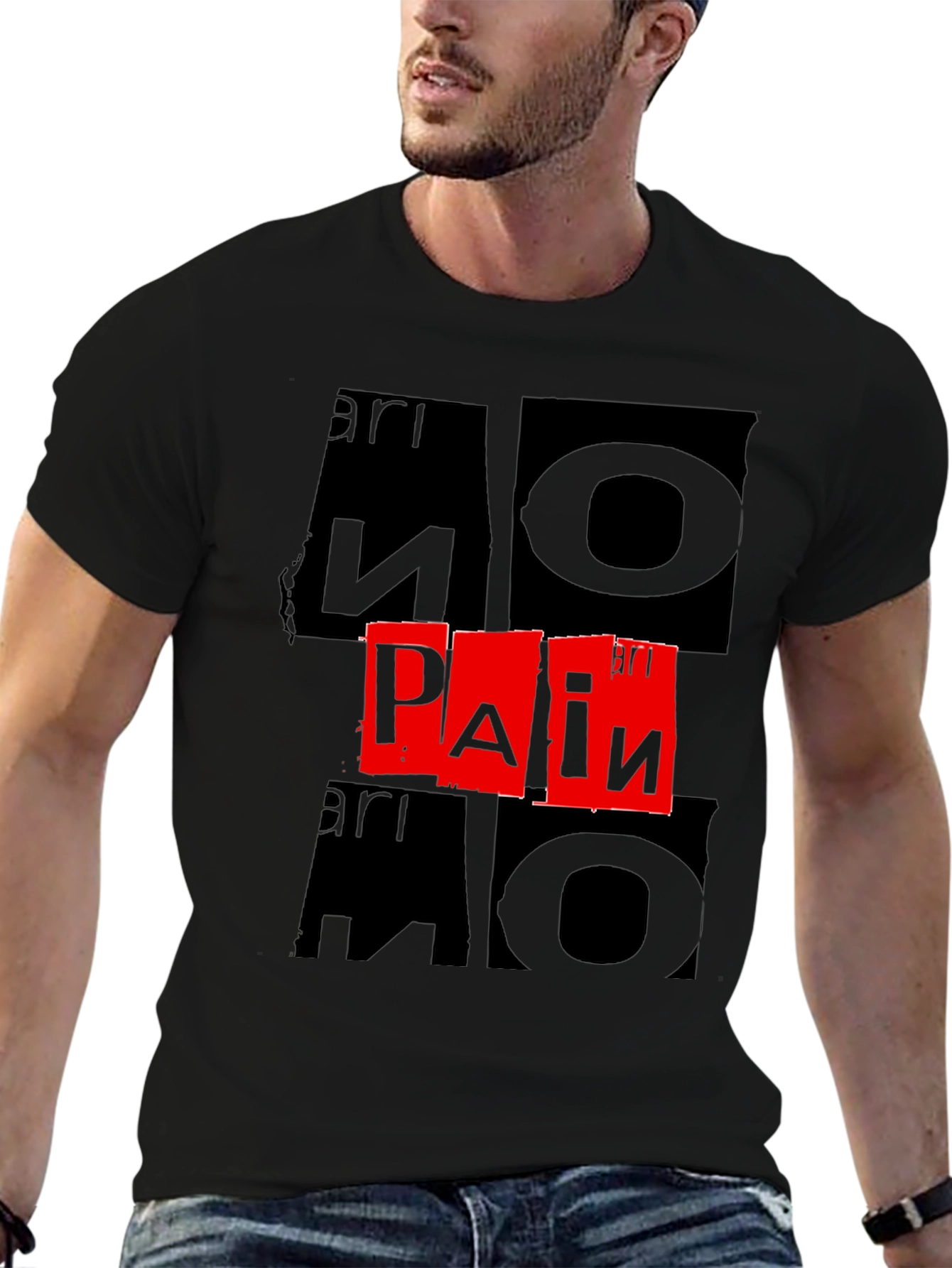 No Pain T-Shirt - Bold Graphic Print