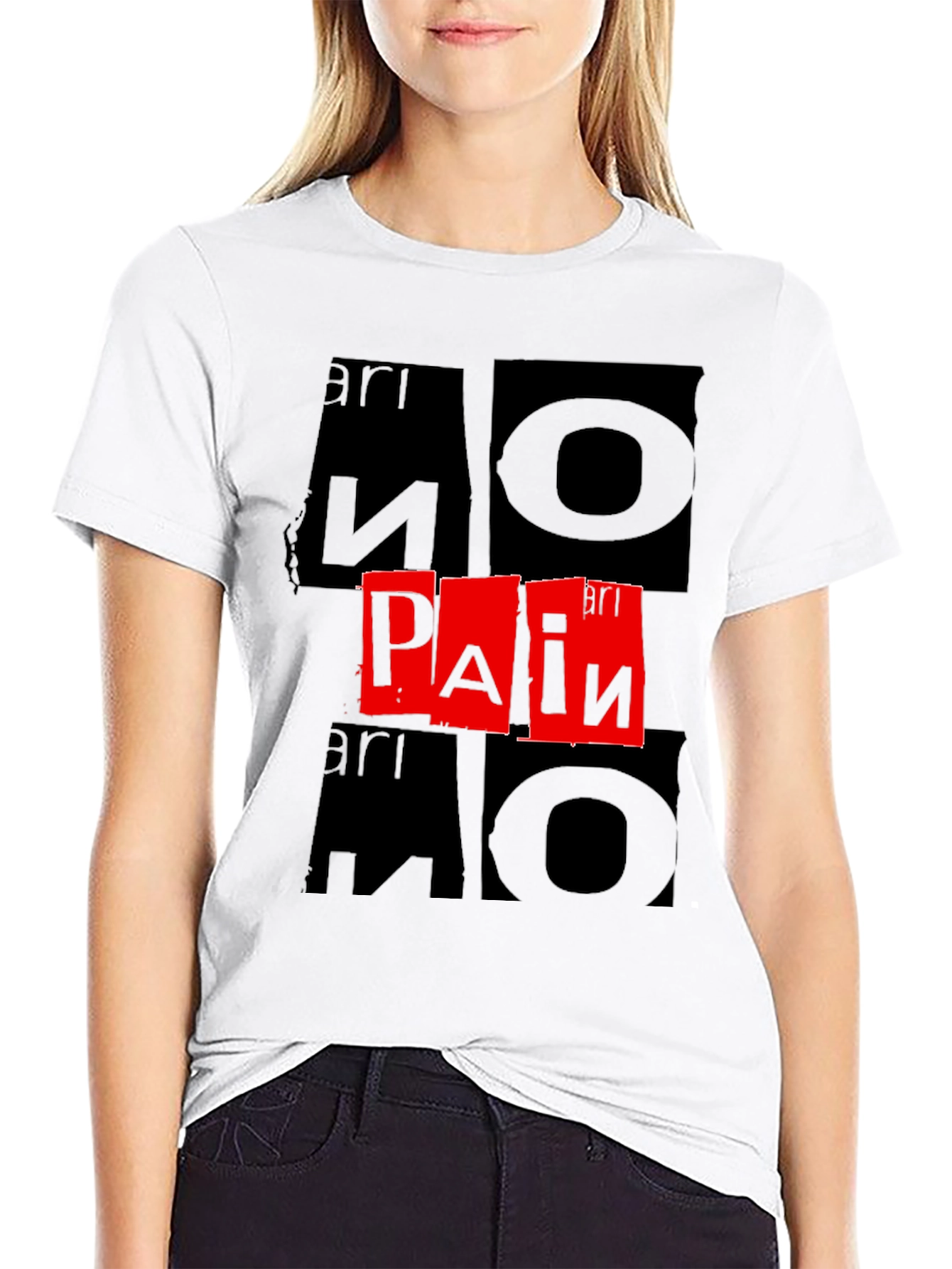 No Pain T-Shirt - Bold Graphic Print