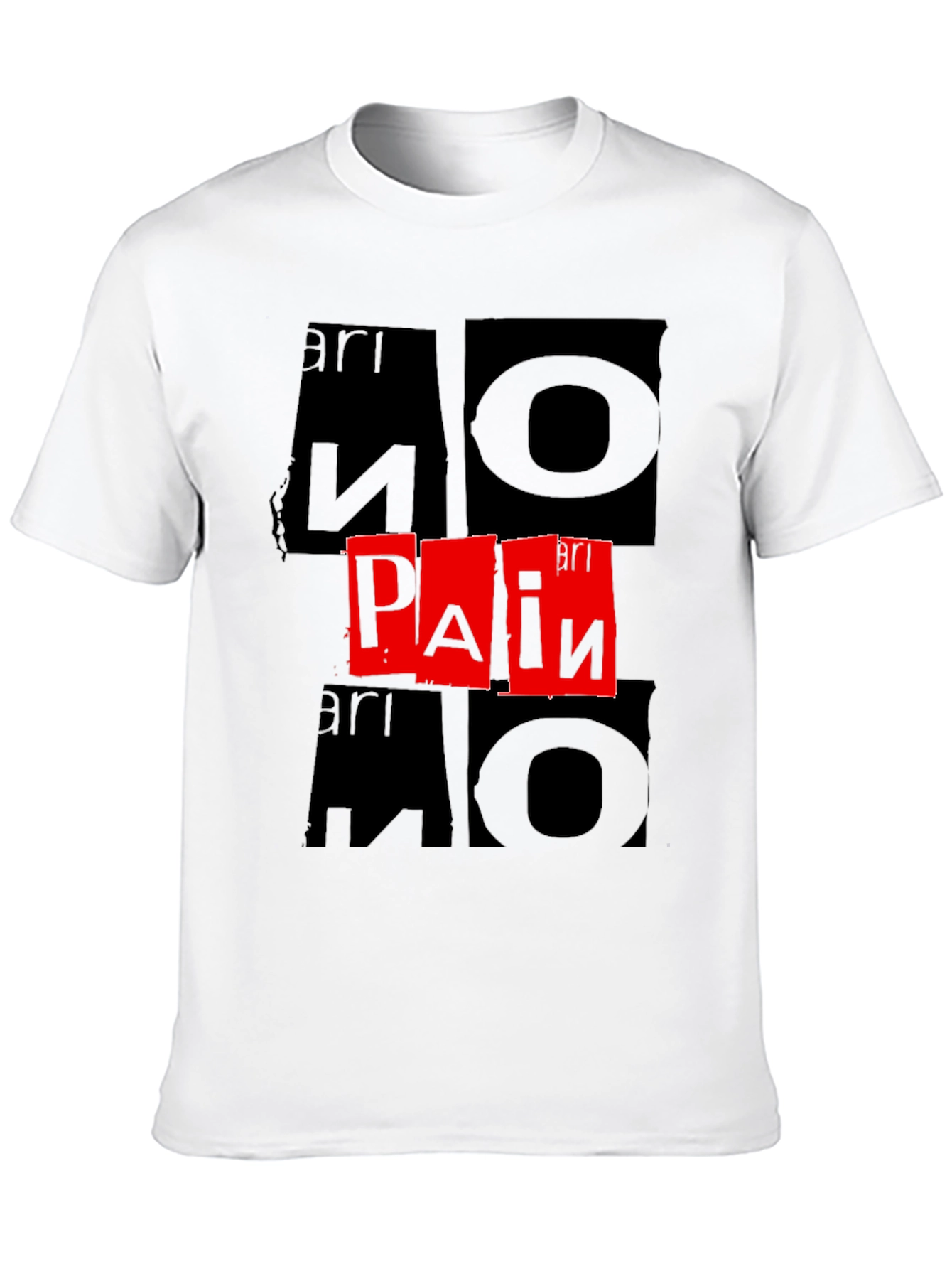 No Pain T-Shirt - Bold Graphic Print