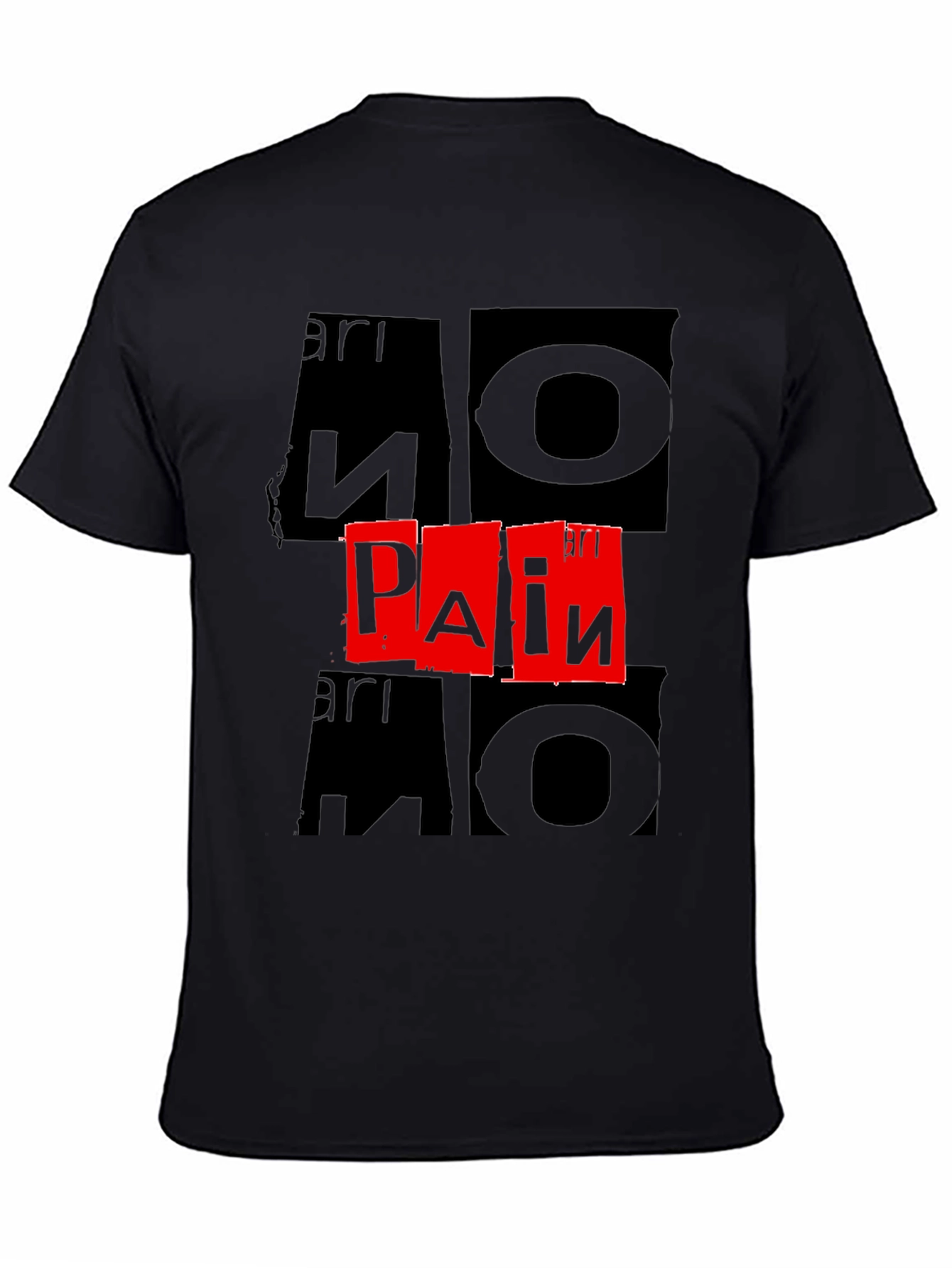 No Pain T-Shirt - Bold Graphic Print