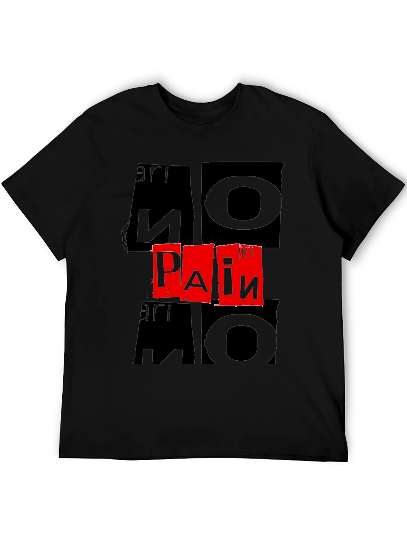 No Pain T-Shirt - Bold Graphic Print