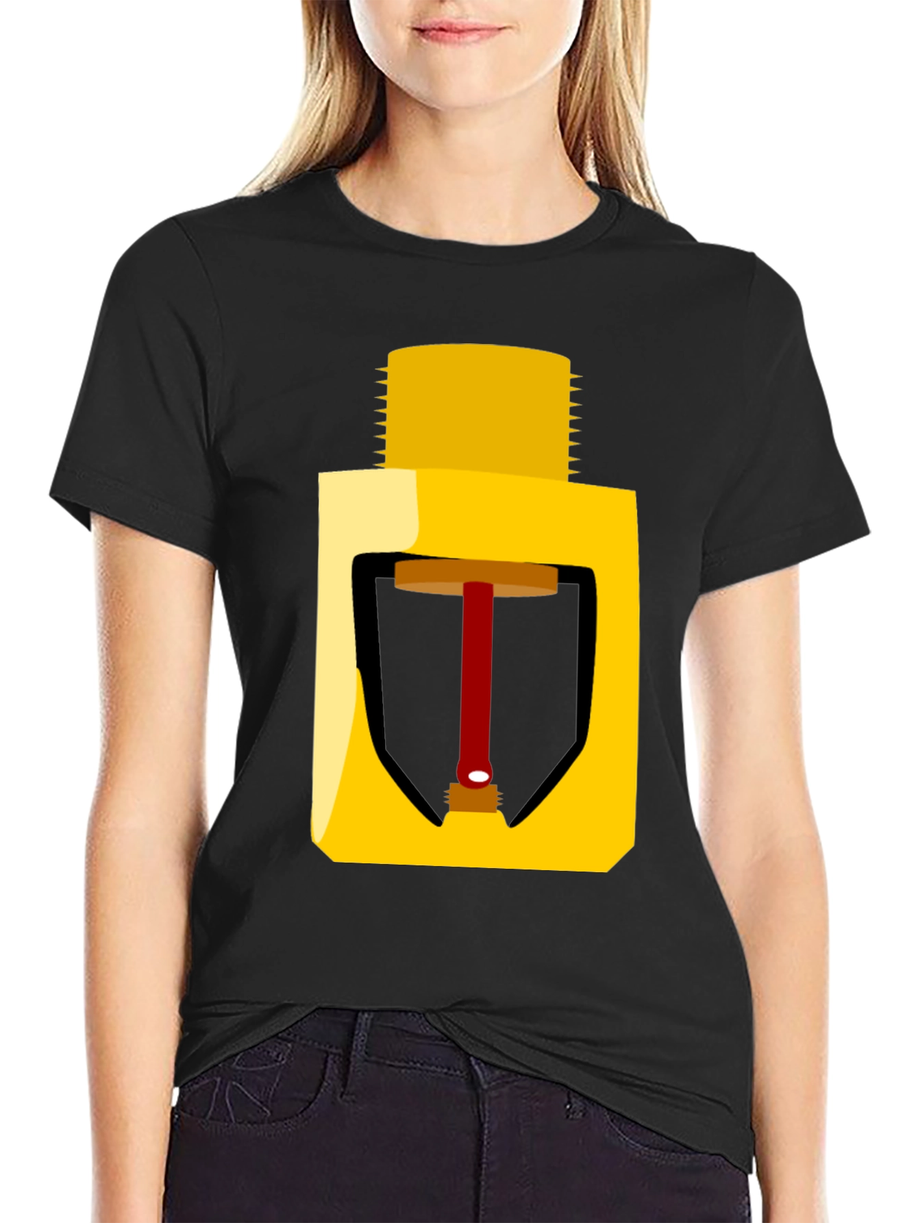 Sprinkler Head Graphic Tee - Safety First Fashion