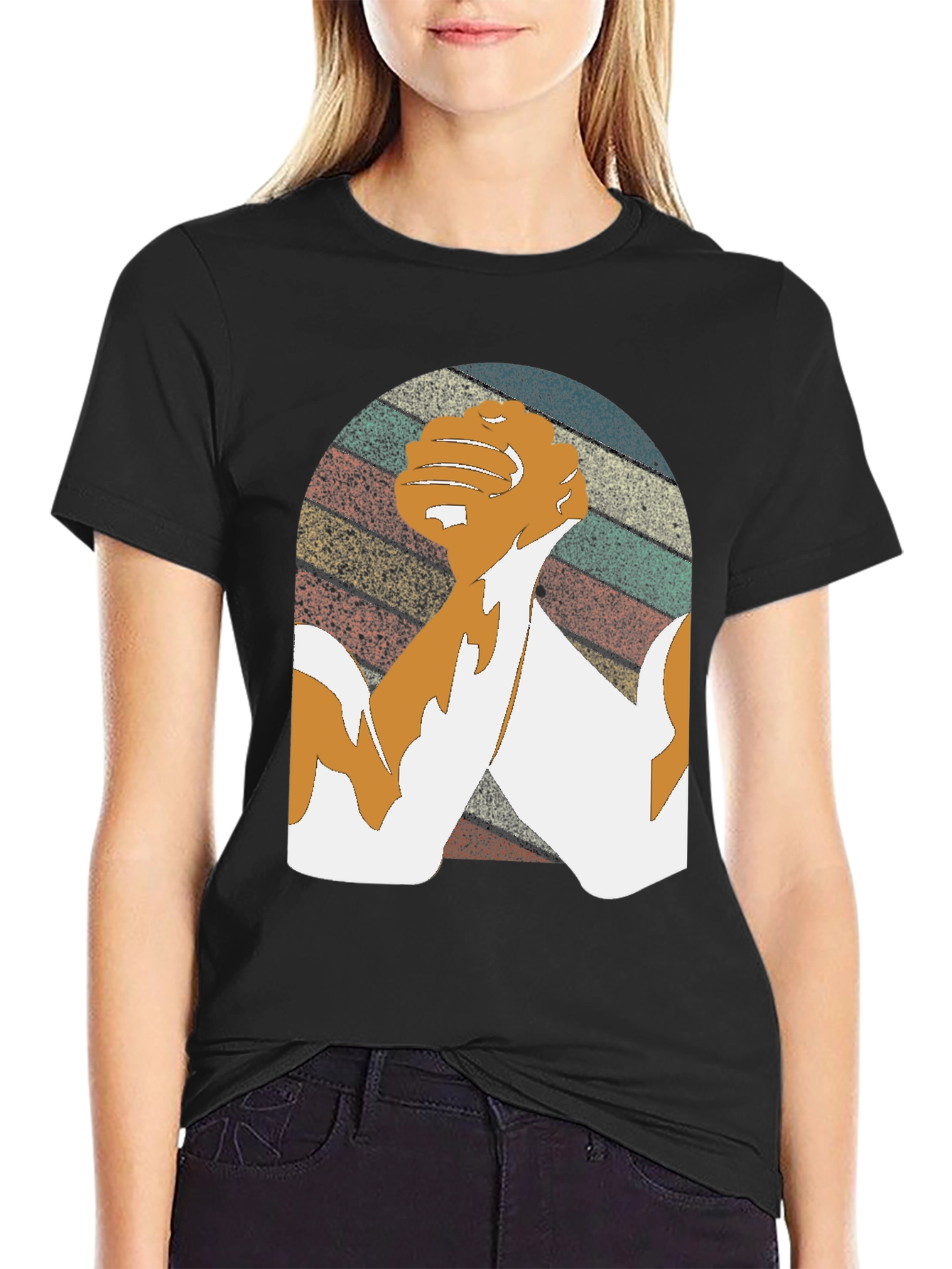 Retro Arm Wrestling T-Shirt