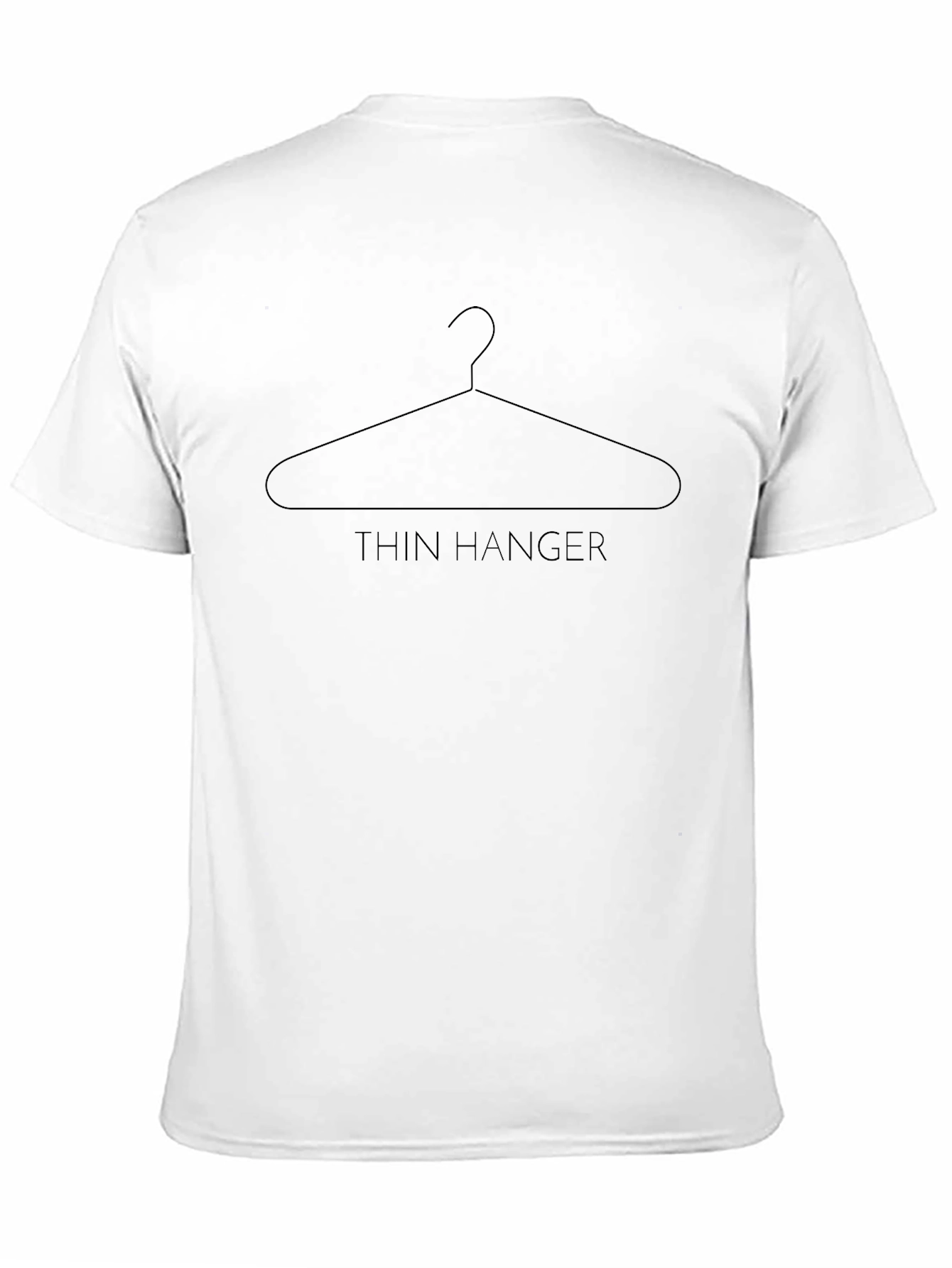 Minimalist Thin Hanger Graphic T-Shirt