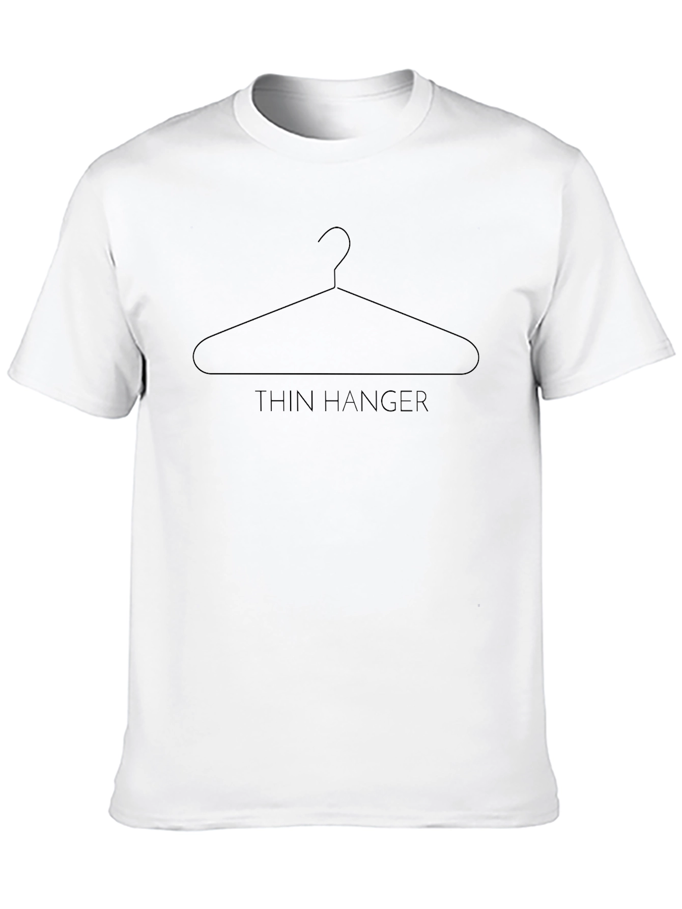 Minimalist Thin Hanger Graphic T-Shirt