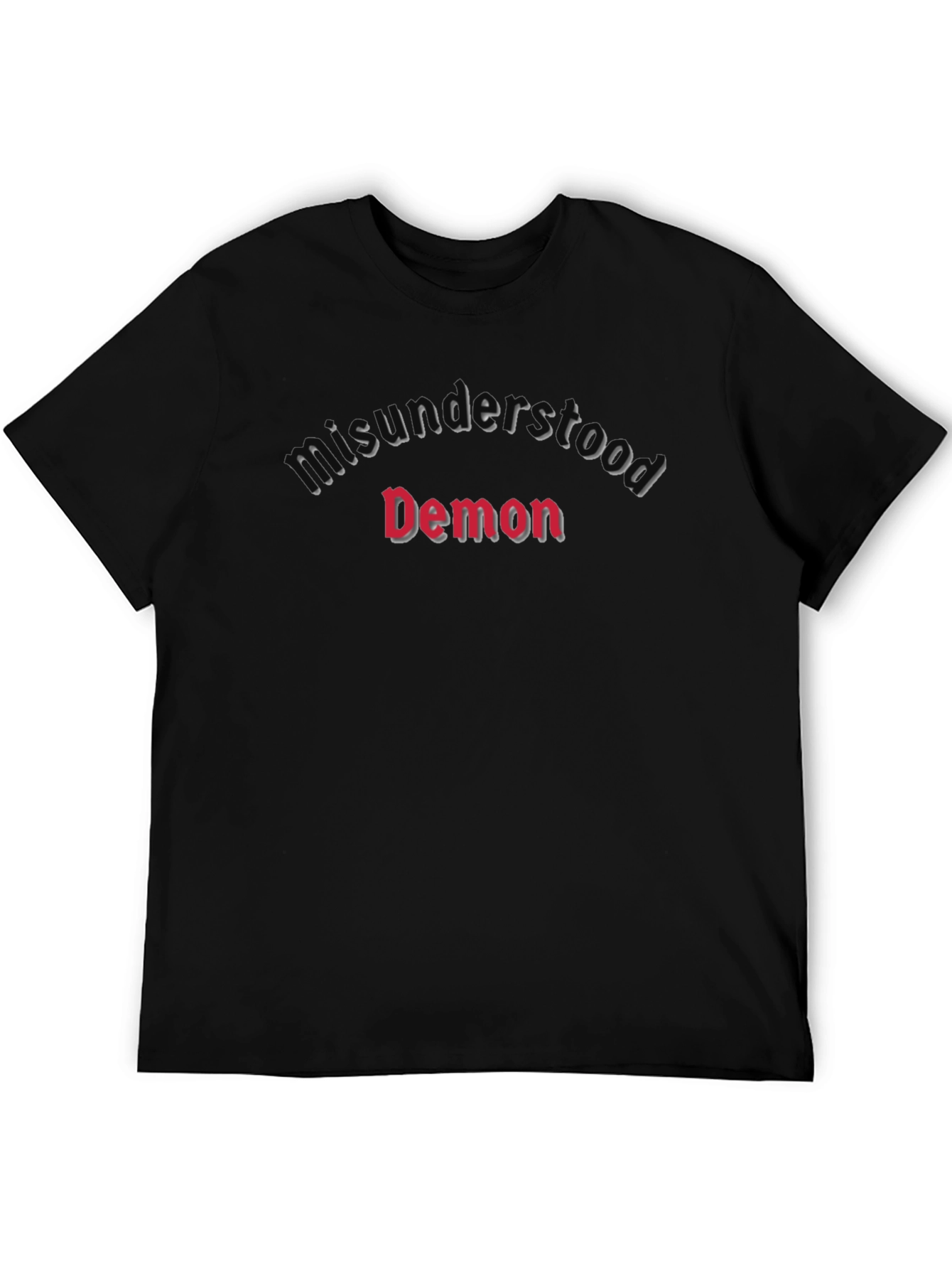Misunderstood Demon Black Graphic Tee