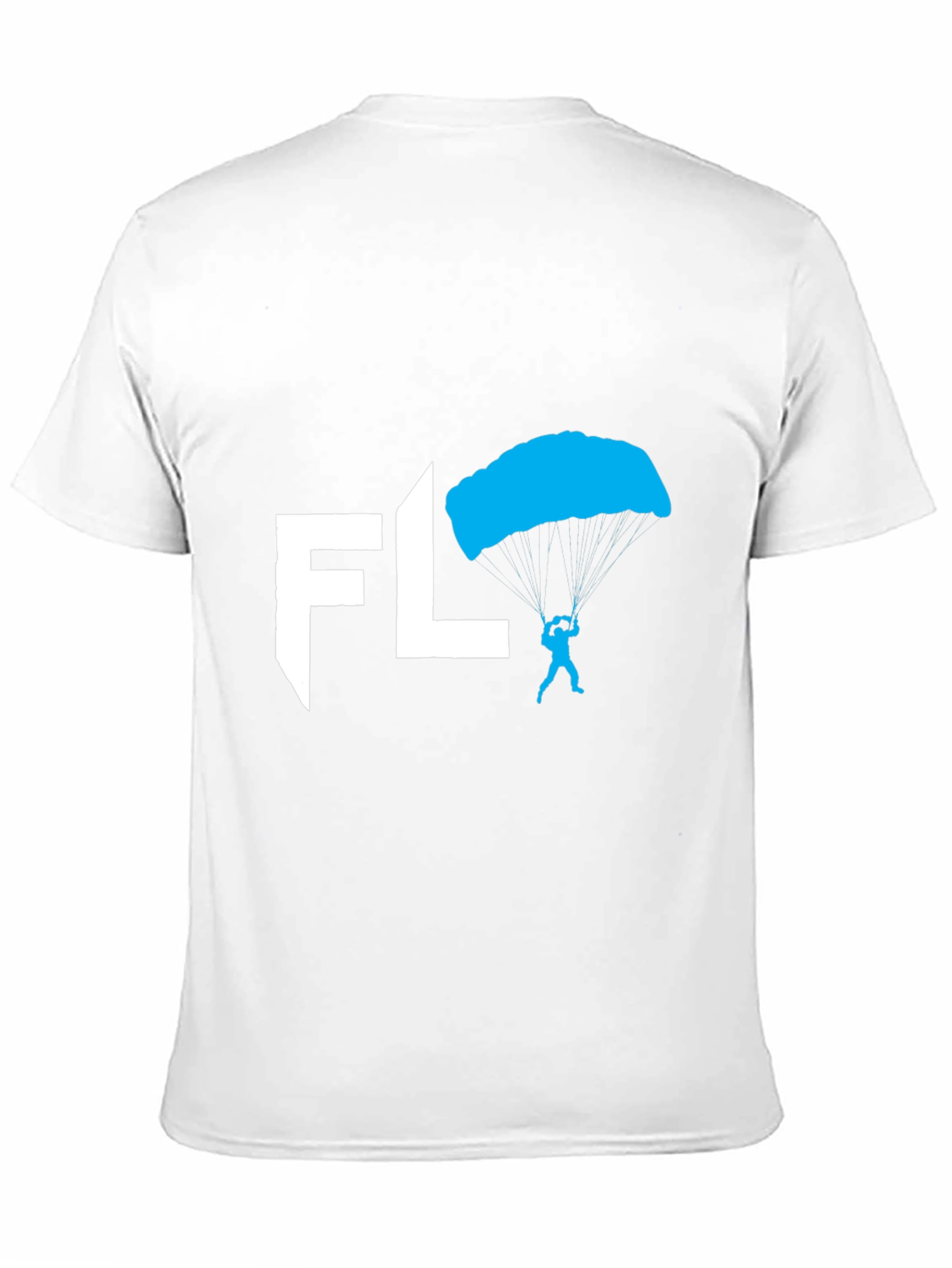 Skydiving FL T-Shirt - Black Cotton Tee