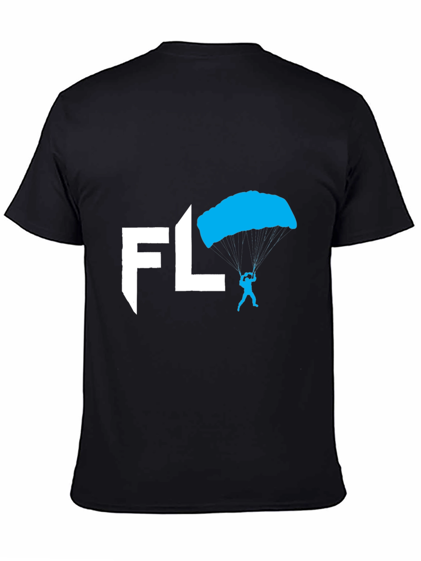 Skydiving FL T-Shirt - Black Cotton Tee
