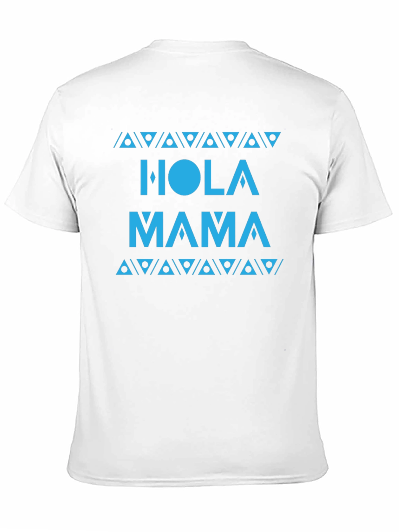 Hola Mama T-Shirt - Black Stylish Casual Wear