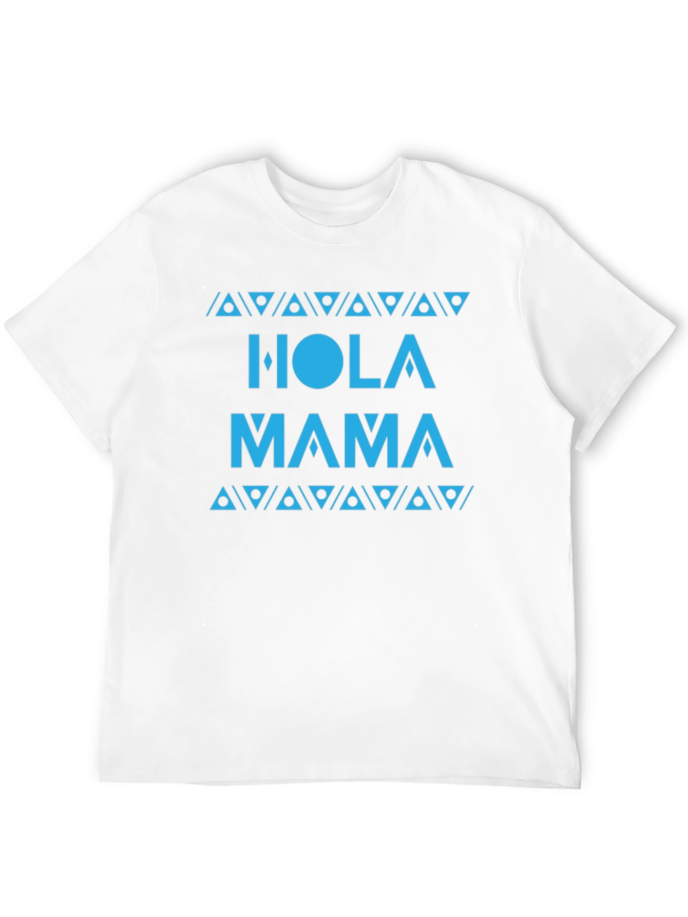 Hola Mama T-Shirt - Black Stylish Casual Wear