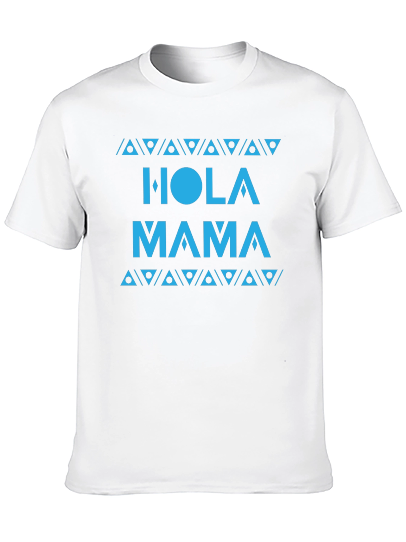 Hola Mama T-Shirt - Black Stylish Casual Wear
